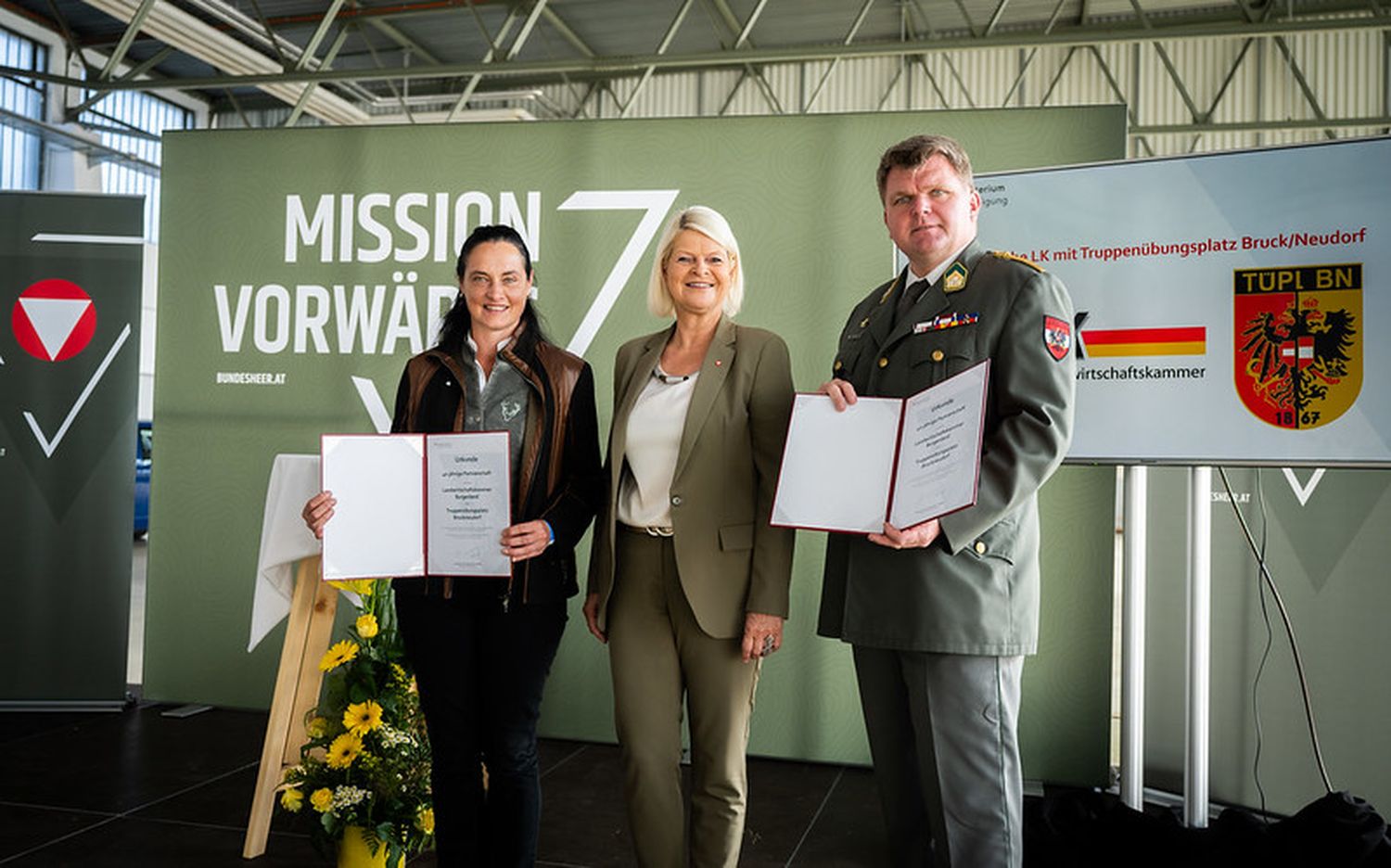 LK Burgenland und Bundesheer feierten ihre Partnerschaft.