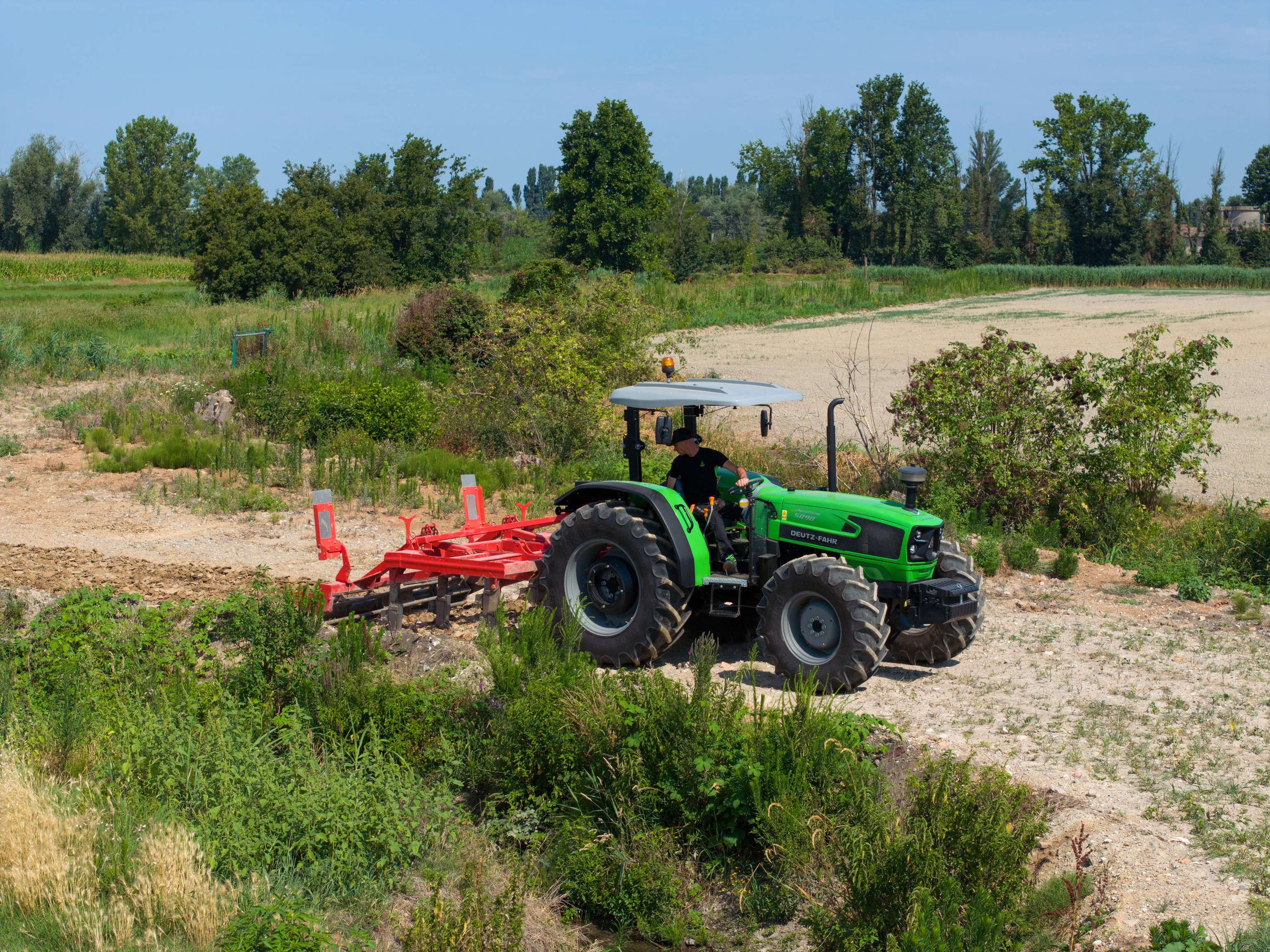 Traktor ohne Kabine