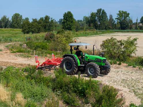Traktor ohne Kabine