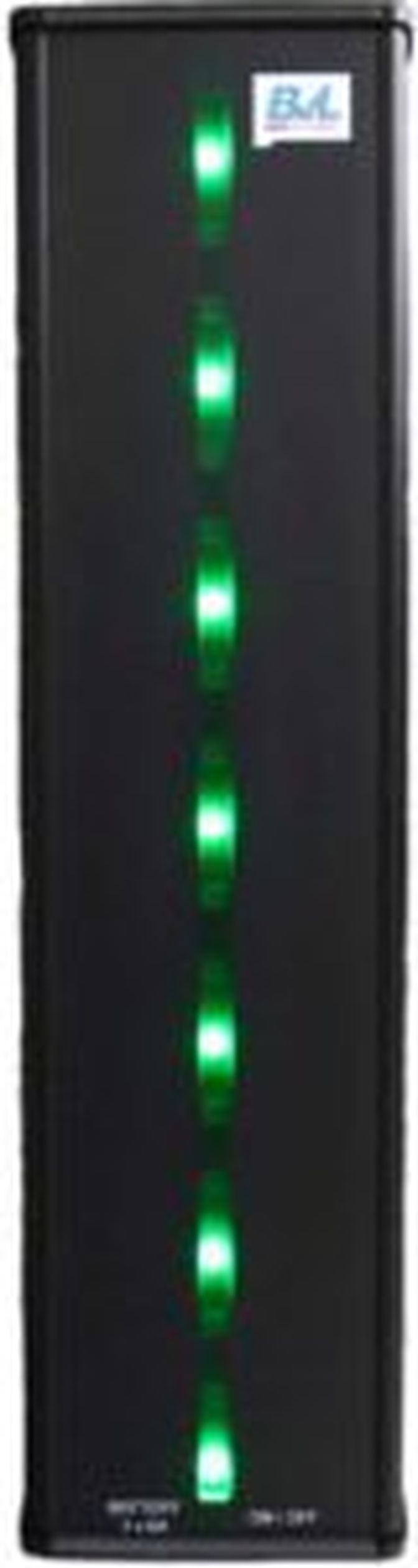Die LEDs zeigen die Neigung an.