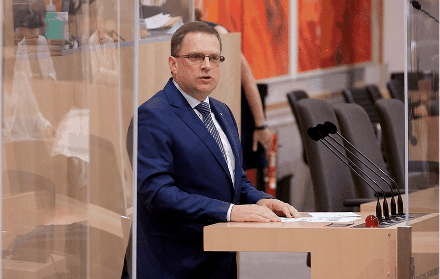 ÖVP-Klubobmann und Sozialsprecher August Wöginger