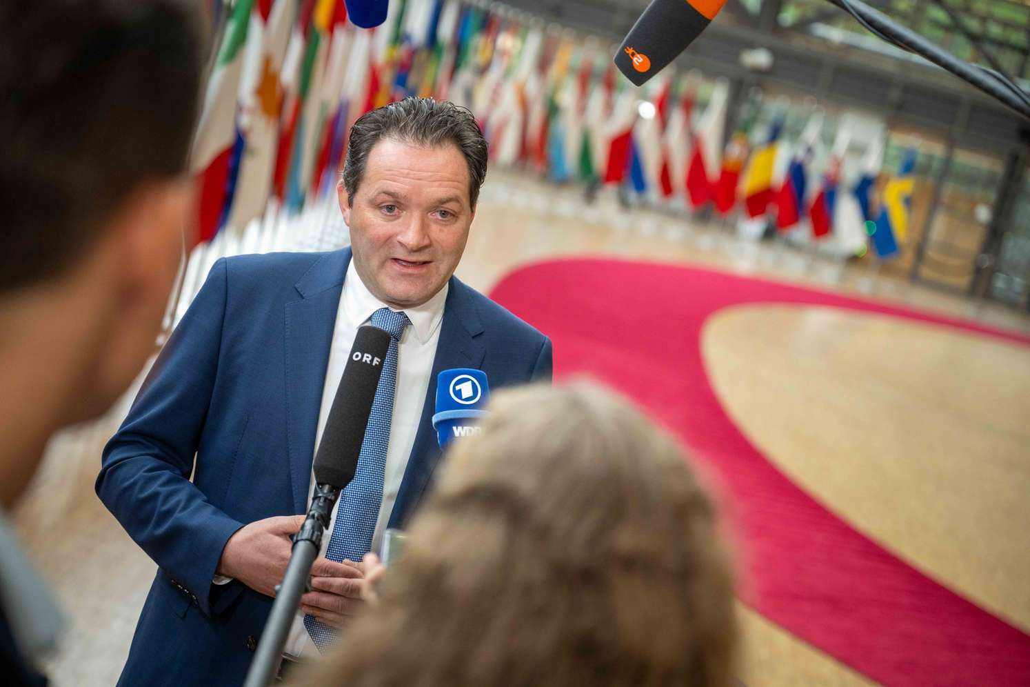 Landwirtschaftsminister Totschnig spricht mit Journalisten