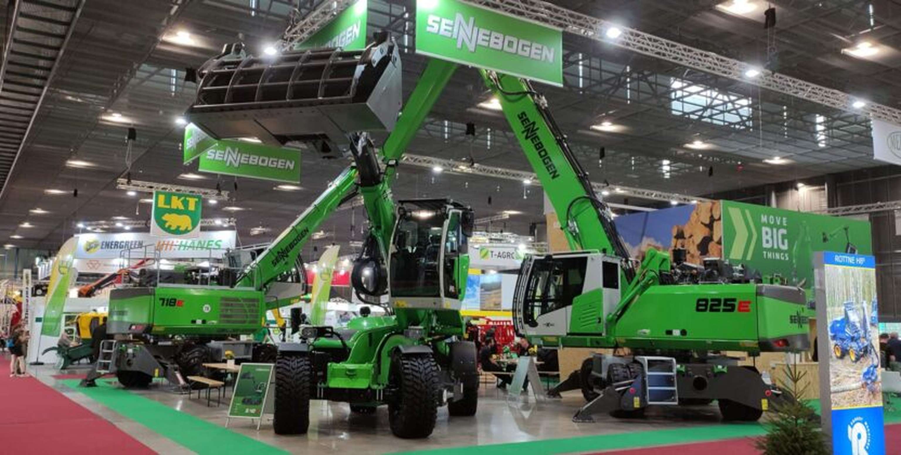 Sennebogen-Manipulationstechnik