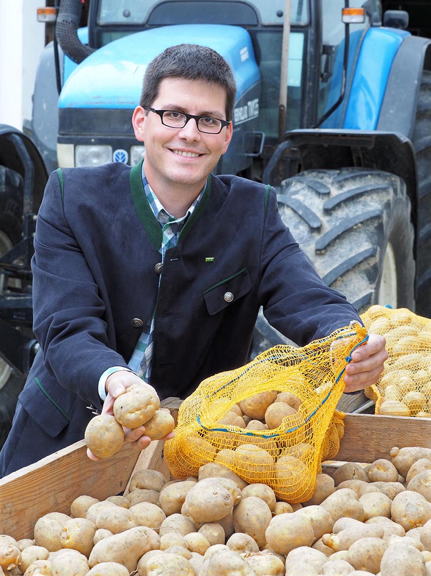 Erdäpfel Aus Kraftvollen Lebensspendenden Äckern