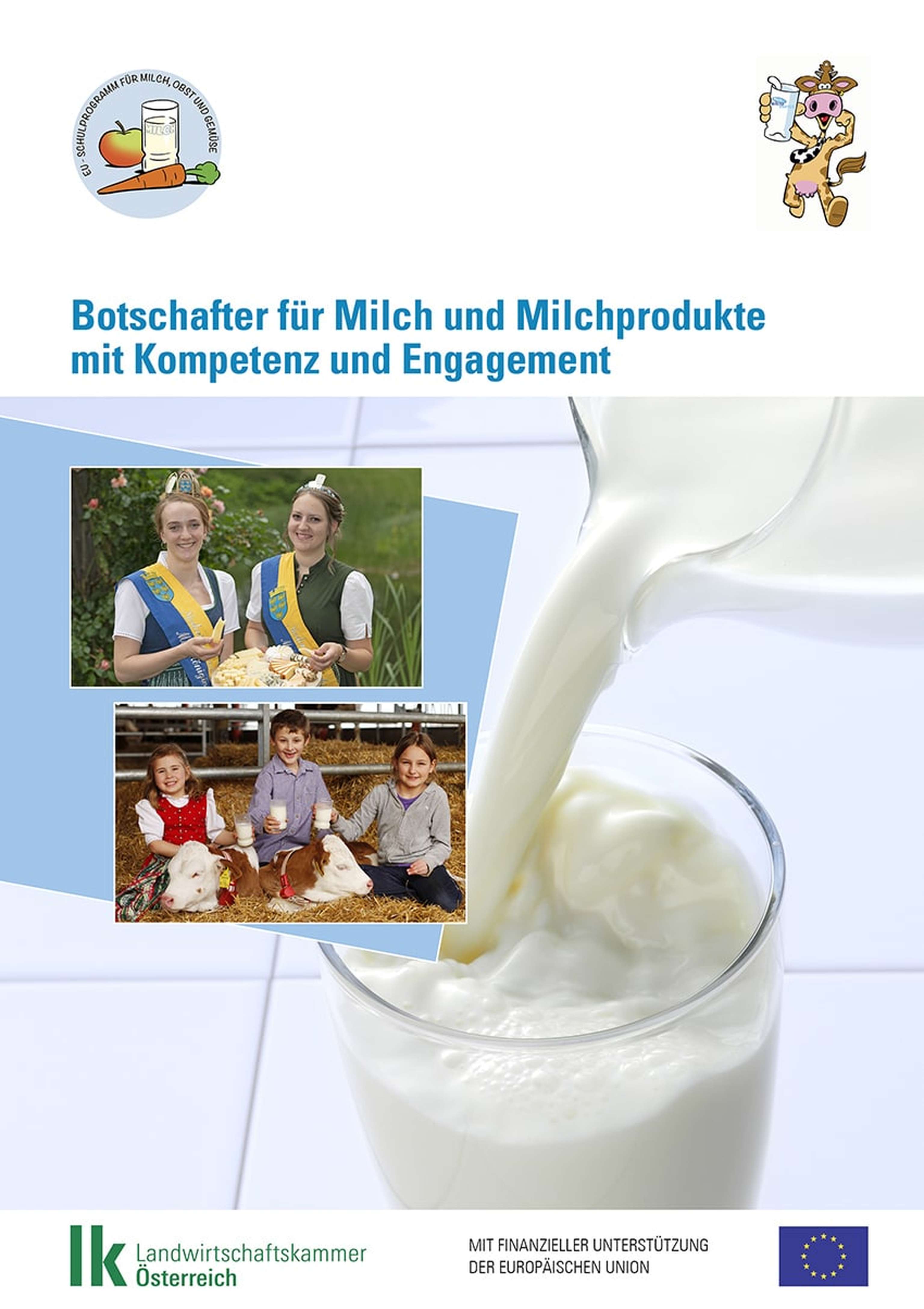 Die Broschüre „Botschafter für Milch und Milchprodukte mit Kompetenz und Engagement“ kann kostenlos im Milchreferat der Landwirtschaftskammer NÖ angefordert werden.