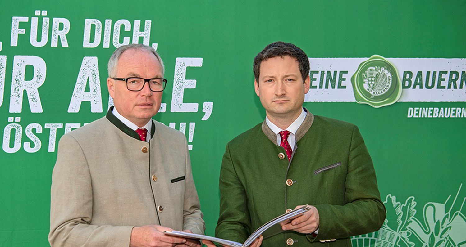 Der Obmann des Niederösterreichischen Bauernbunds, LH-Stellvertreter Stephan Pernkopf fordert: „Kein Düngemittel-Ausverkauf ins Ausland.“