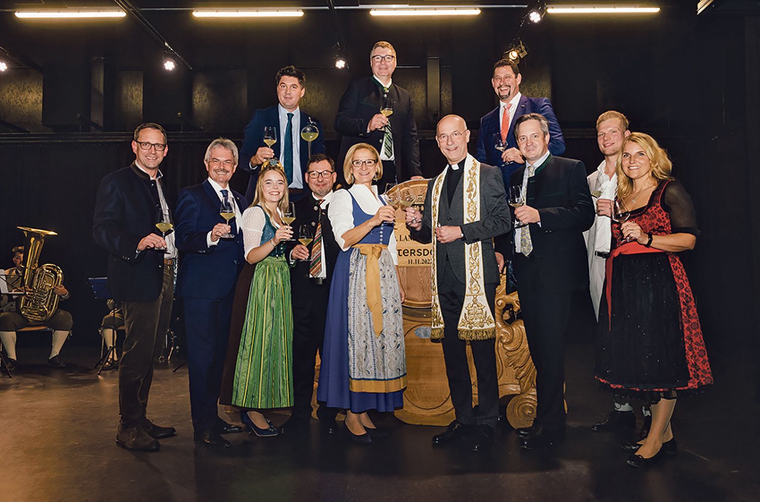 Niederösterreichische Landesweintaufe im Stadtsaal Zistersdorf