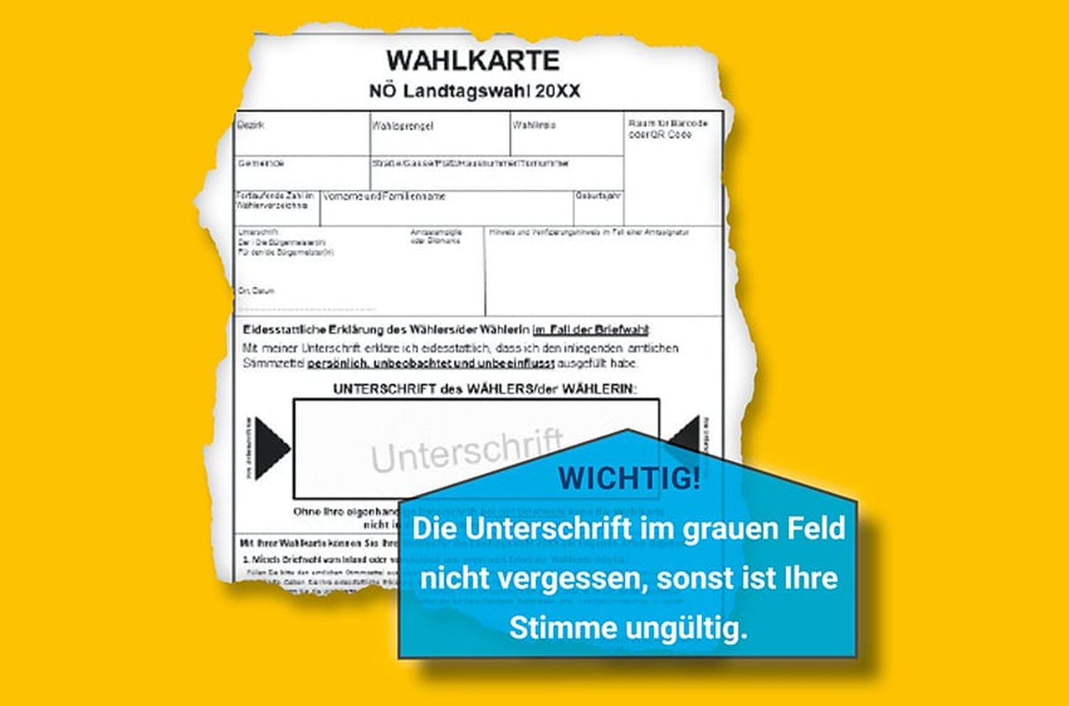 Wählen per Briefwahl