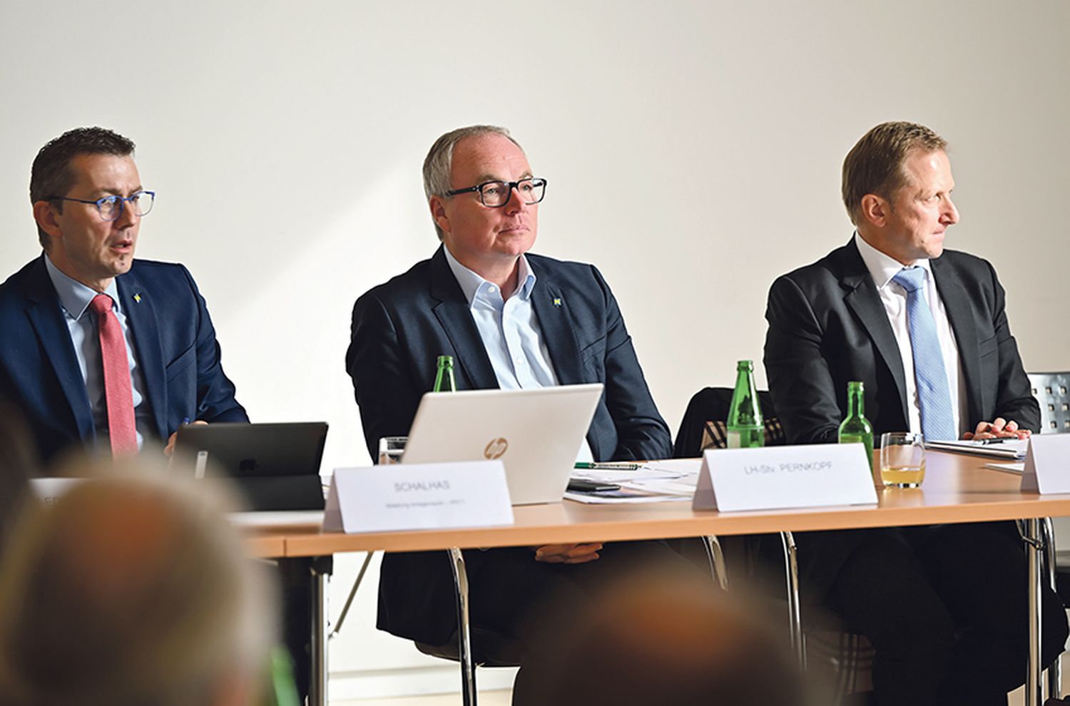 LH-Stellvertreter Stephan Pernkopf (Mitte) ist Vorsitzender des Energielenkungs-Beirates