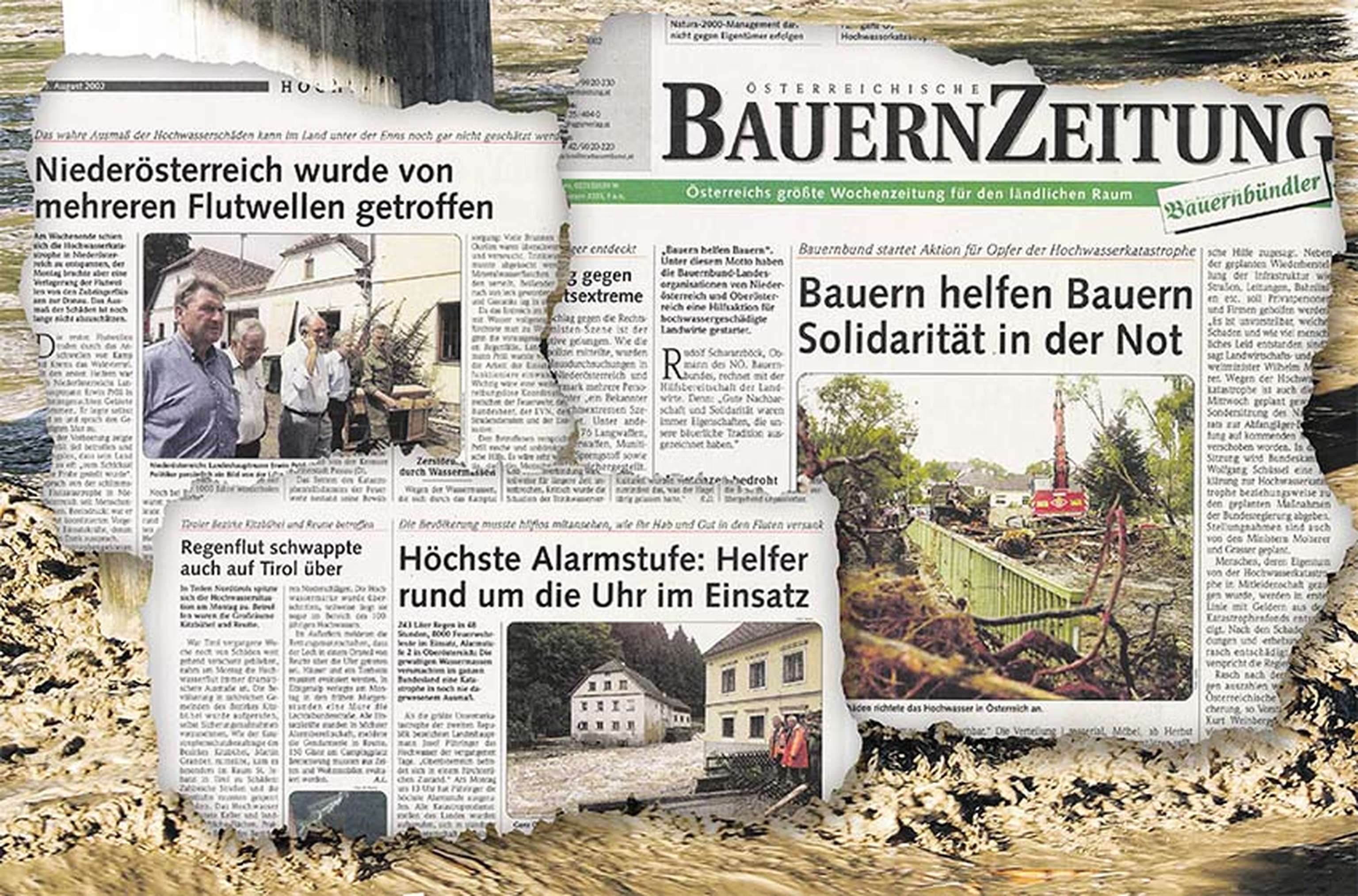 Naturkatastrophe in Niederösterreich