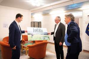 Besuch beim Vizekanzler