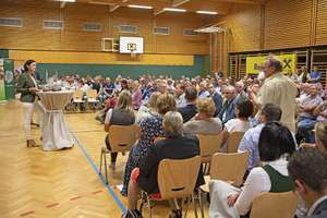 Voller Saal im Bildungszentrum Warth-Aichhof