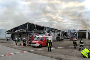 Flammeninferno im Ort Oberwaltenreith im Waldviertel