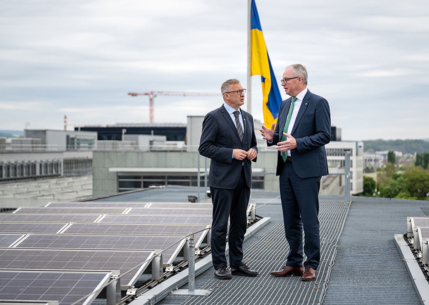 LH-Stv. Stephan Pernkopf und GF Herbert Greisberger informierten über die Energiewende in Niederösterreich