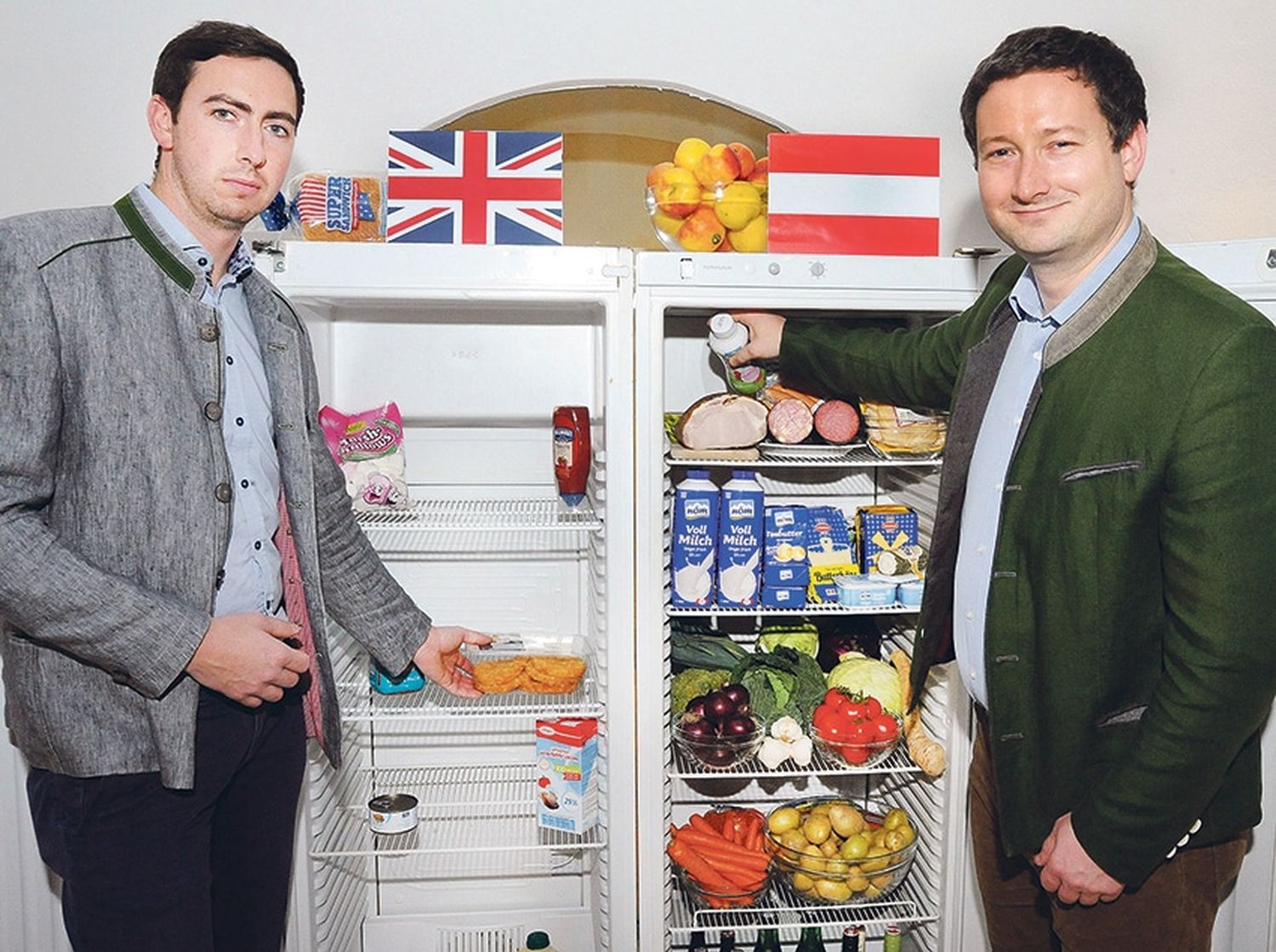 Bernhuber, Nemecek: „Leere Kühlschränke in England, aber gut gefüllte in Österreich.“