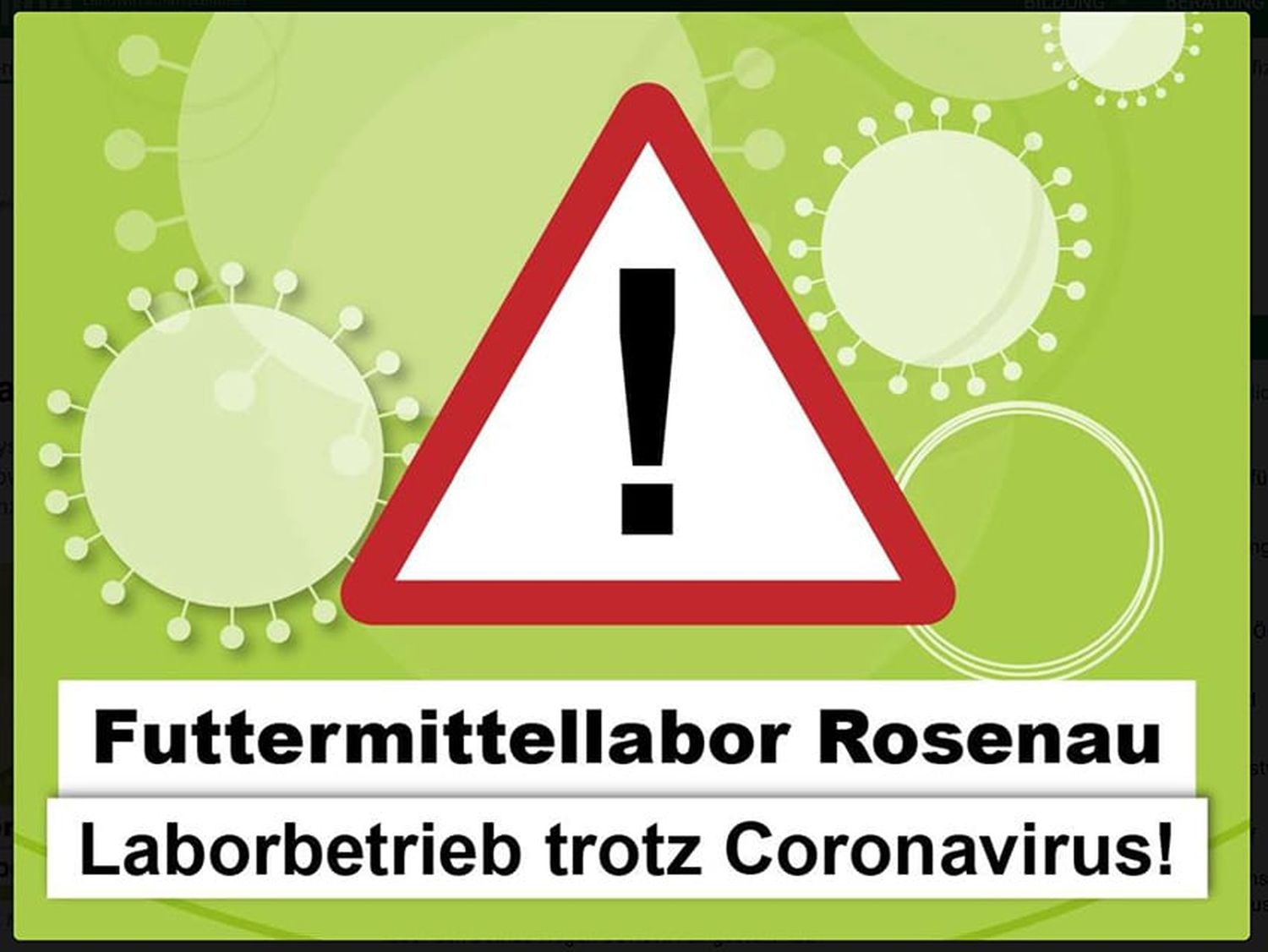 Das Futtermittellabor der Landwirtschaftskammer Niederösterreich bleibt weiterhin in Betrieb.
