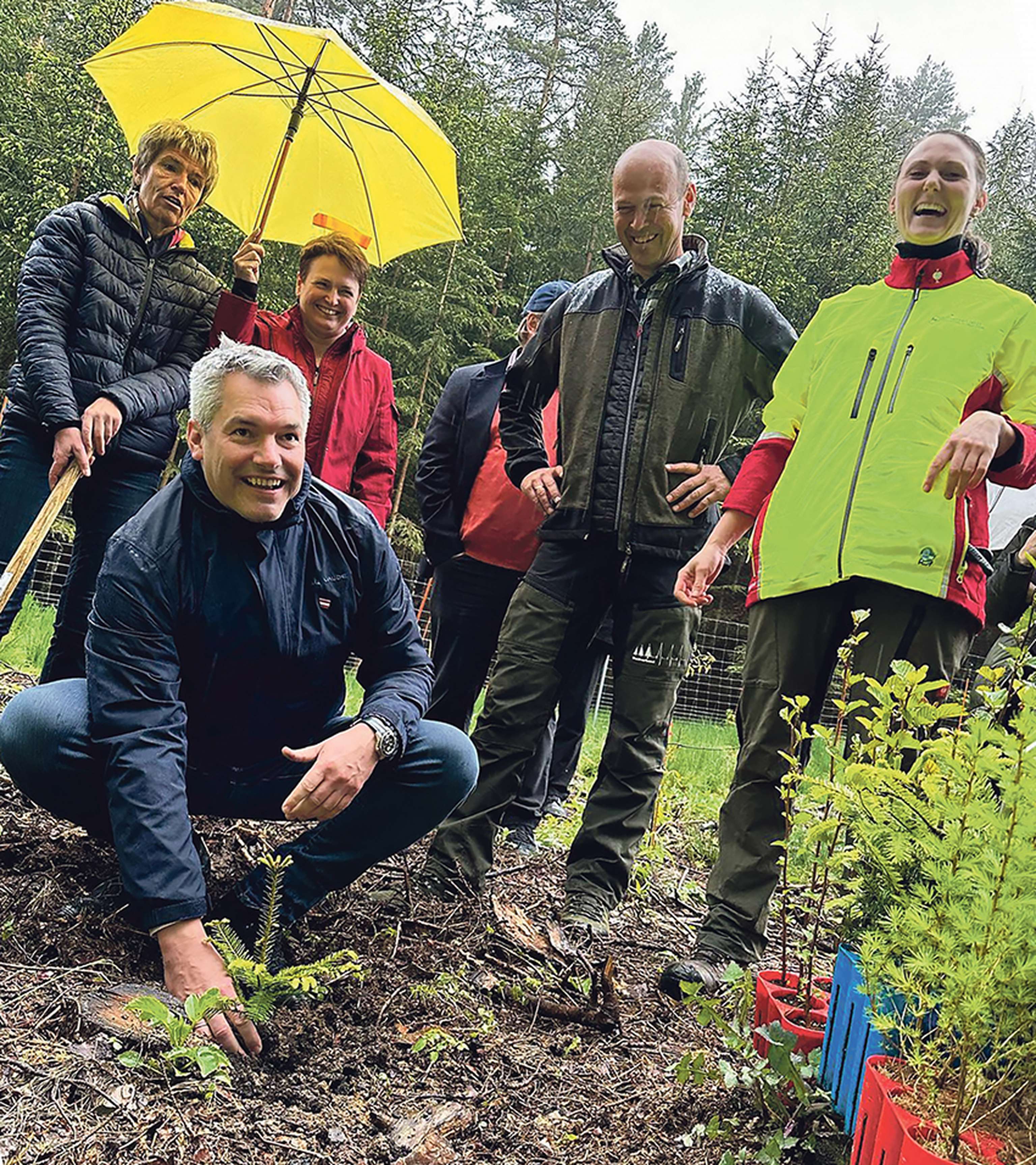 Karl Nehammer und Viktoria Hutter