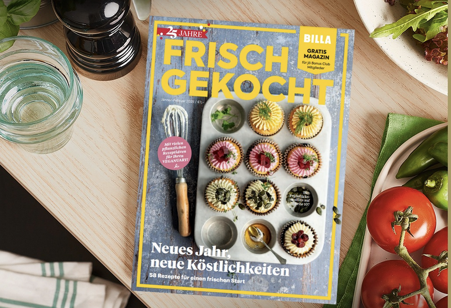 Das kritisierte Magazin von Billa