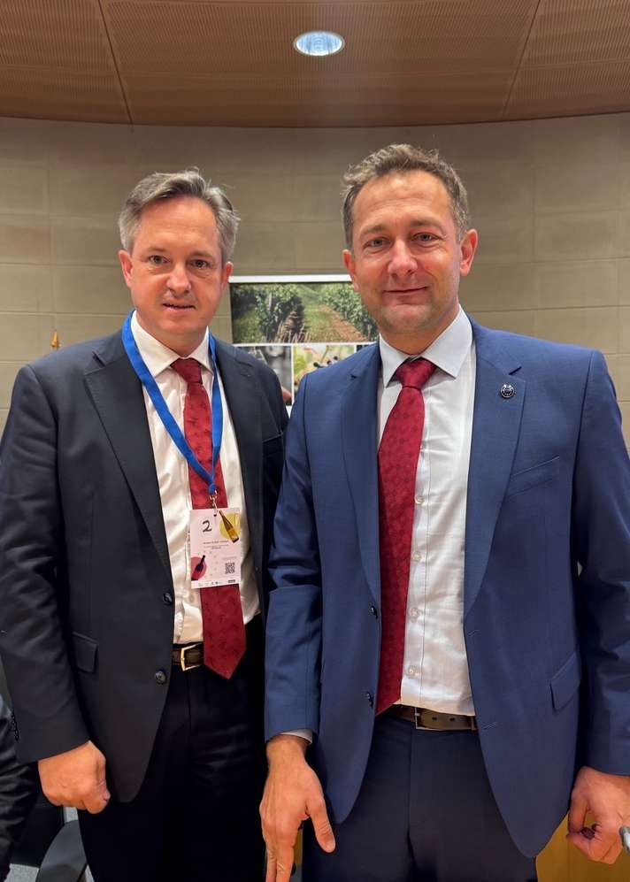 Johannes Schmuckenschlager und Christophe Hansen