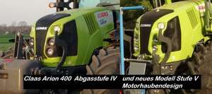 Stage 4 und Stage 5 Designänderung im Bereich der Motorhaube