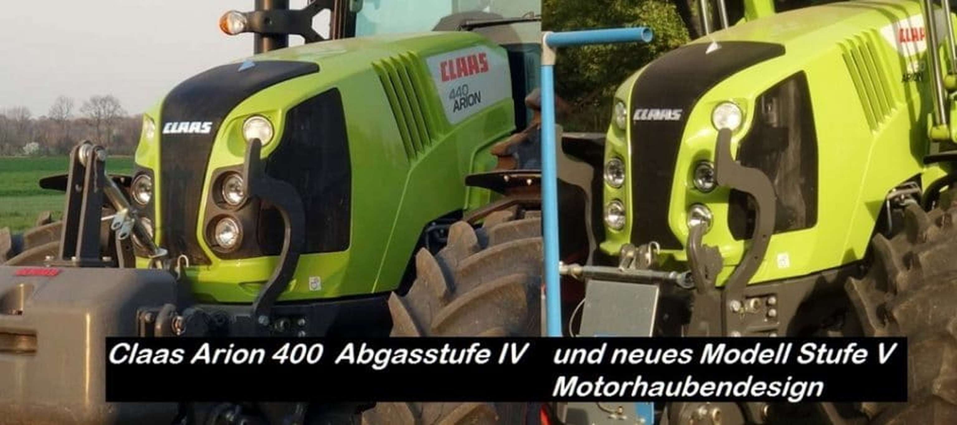 Stage 4 und Stage 5 Designänderung im Bereich der Motorhaube