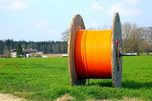 Schnelles Internet Auf Dem Land Kabelrolle