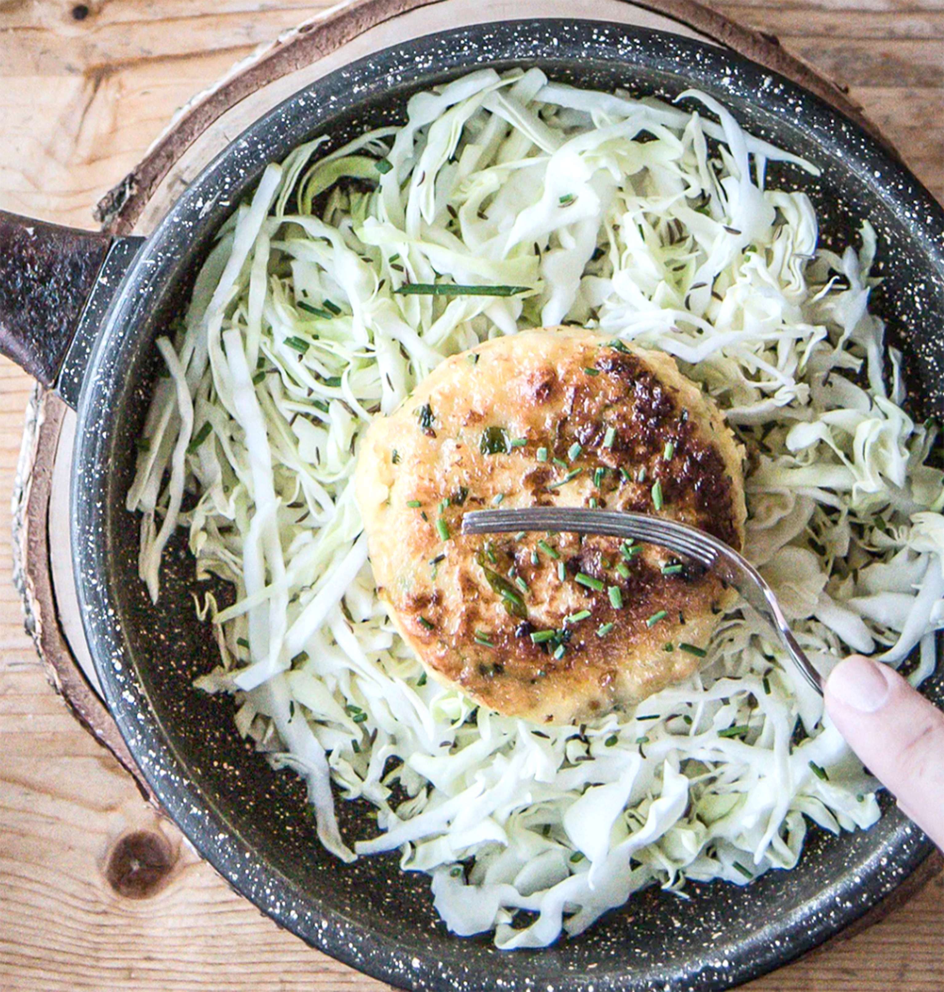 Graukäse-Pressknödel