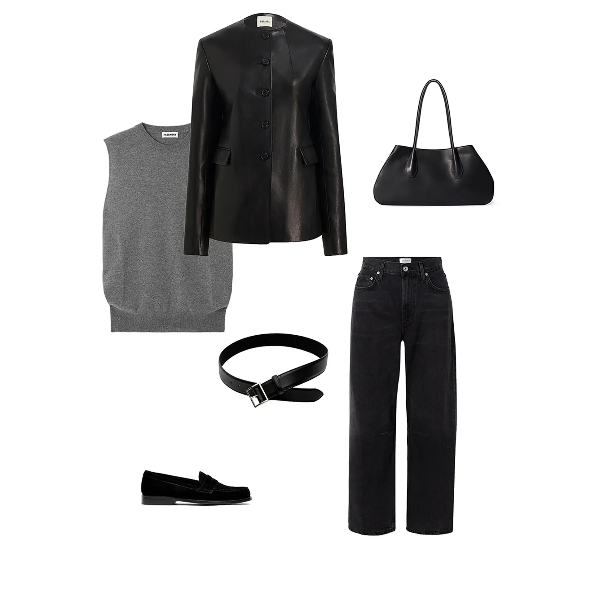 Penny Loafer - Black Suede