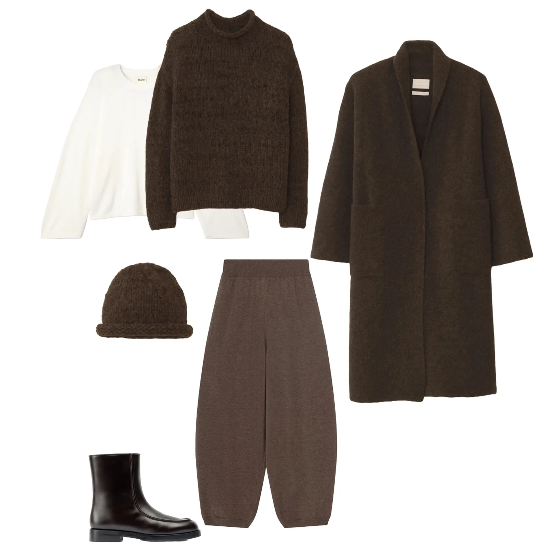 The Chalet Boot in brown calf styled festive