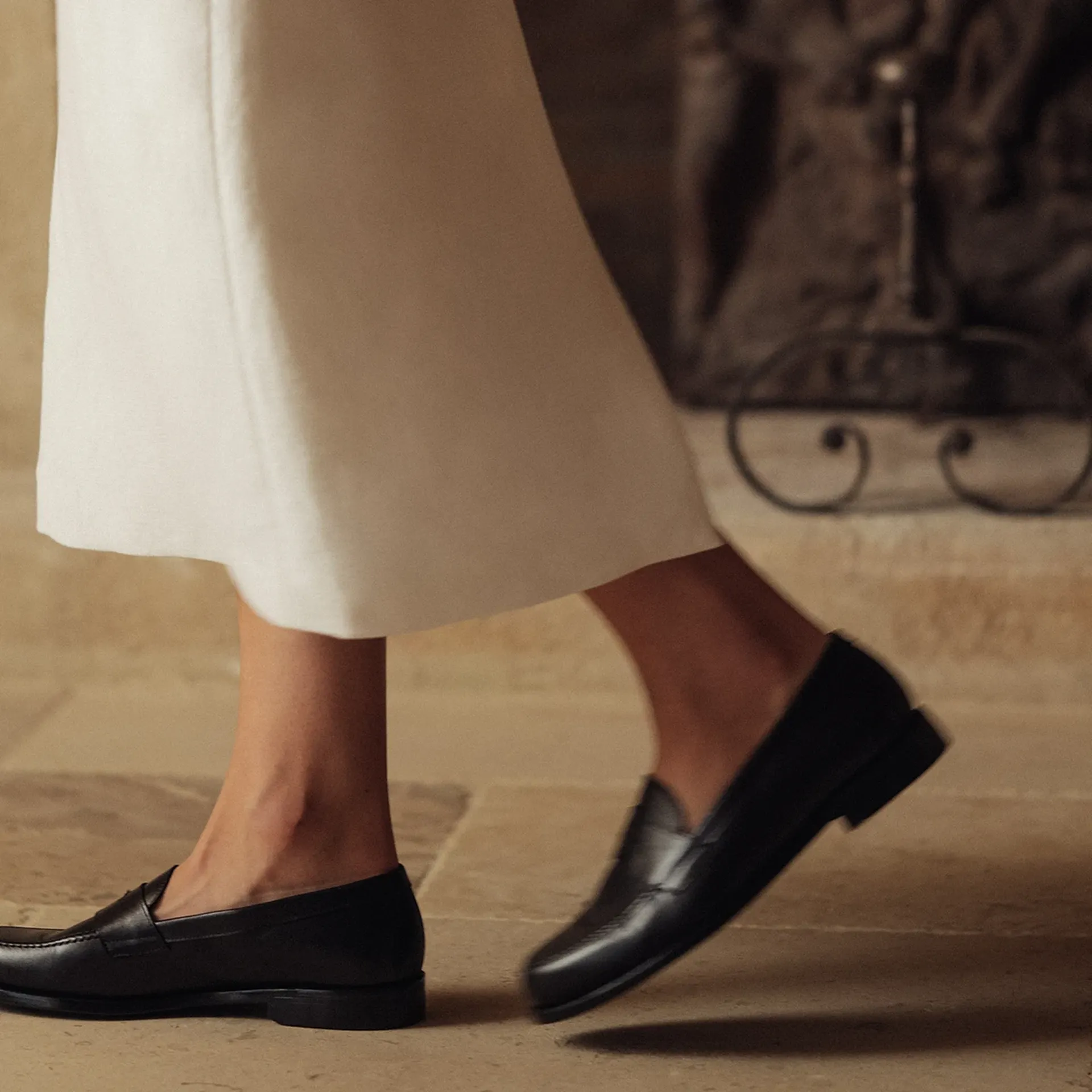 The Penny Loafer in black calf women's 1200x1200