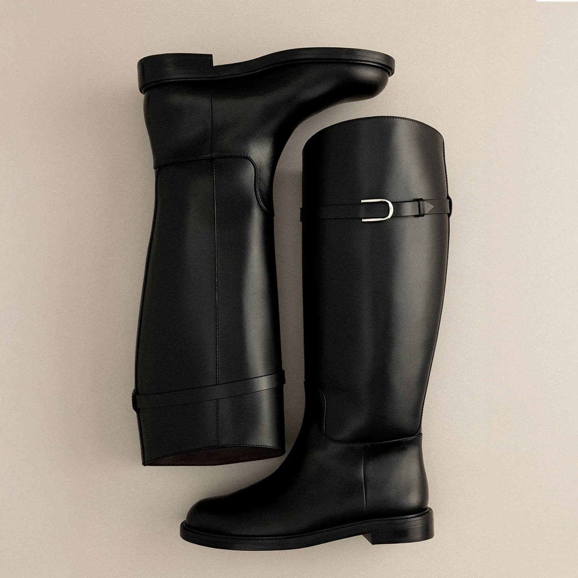 the riding boot in black
