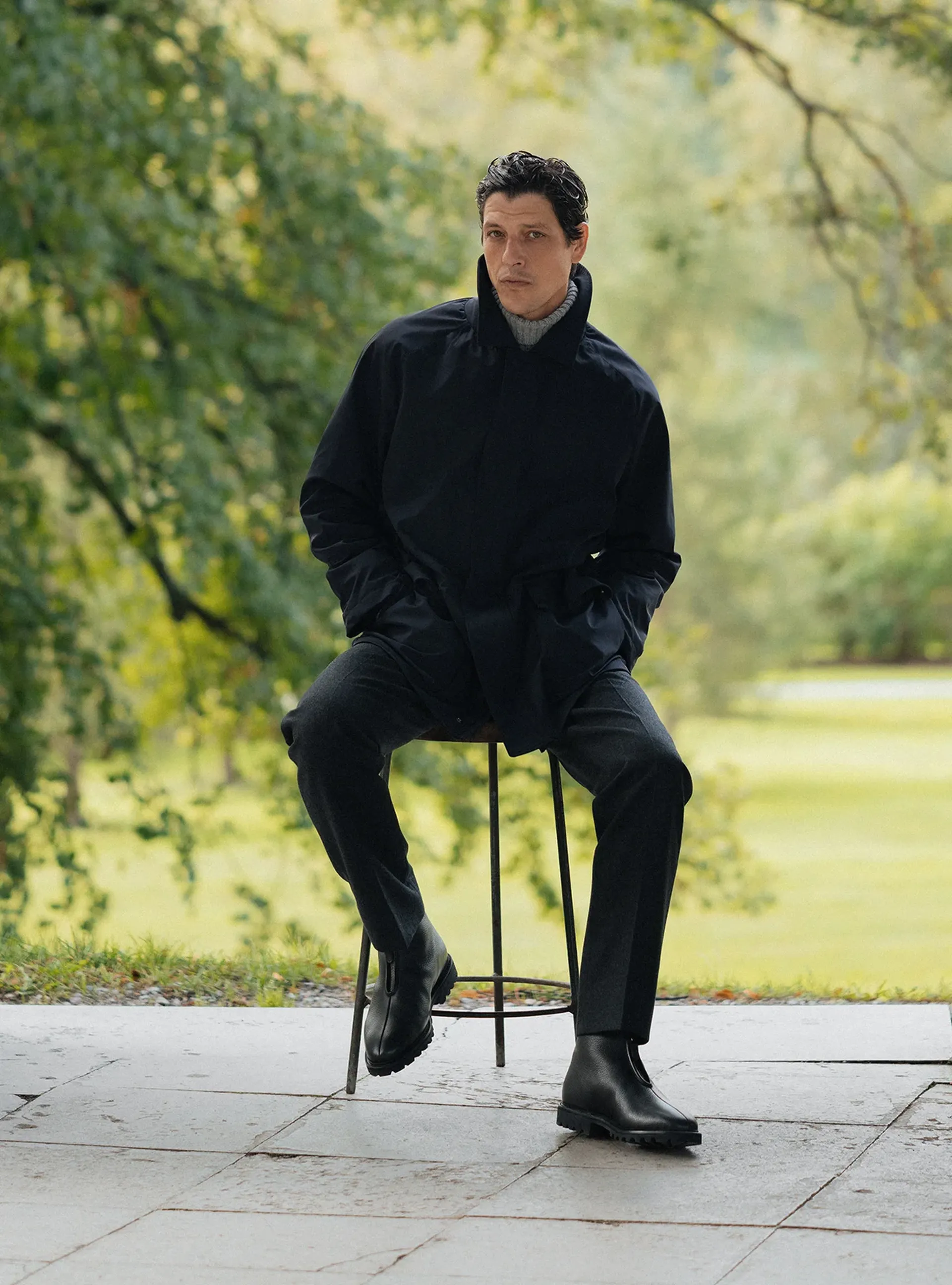 The Alpine Boot in black grain-1