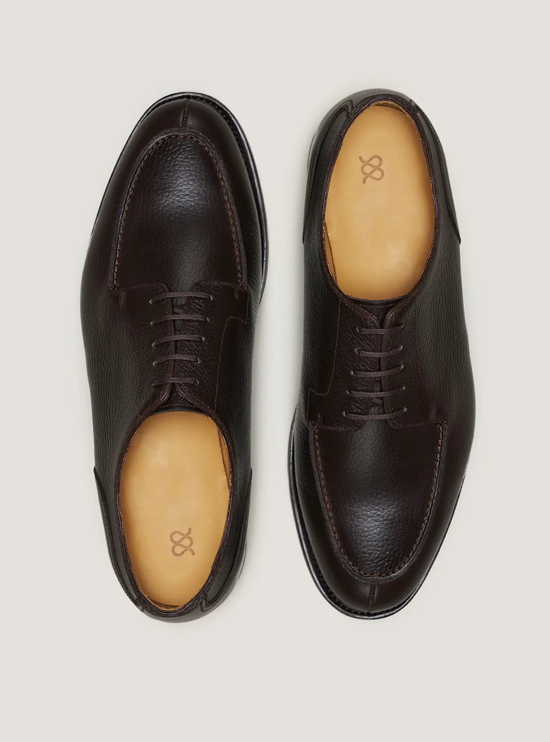 The Split Toe Derby Brown Grain