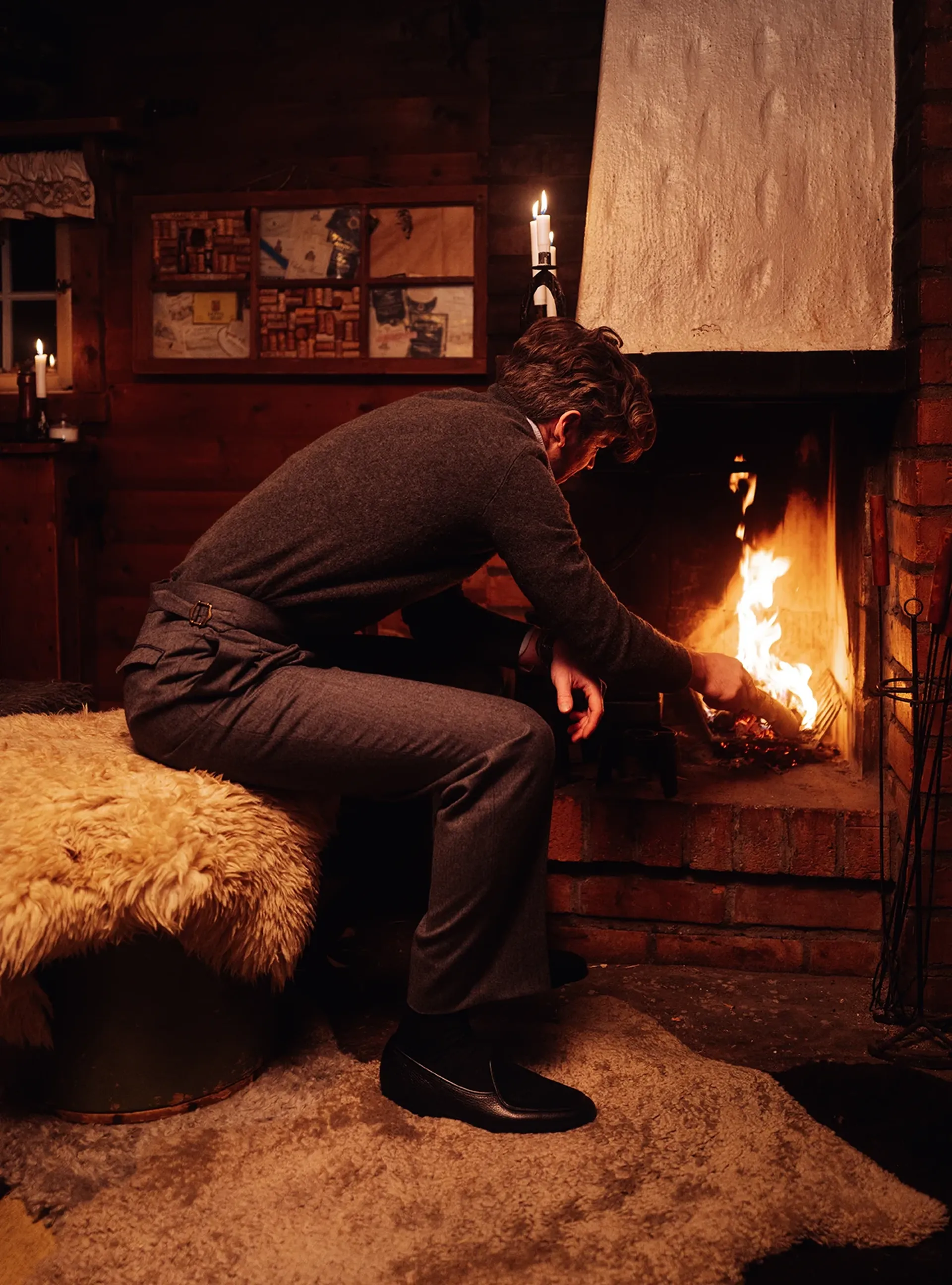 the holiday attire the belgian black deerskin