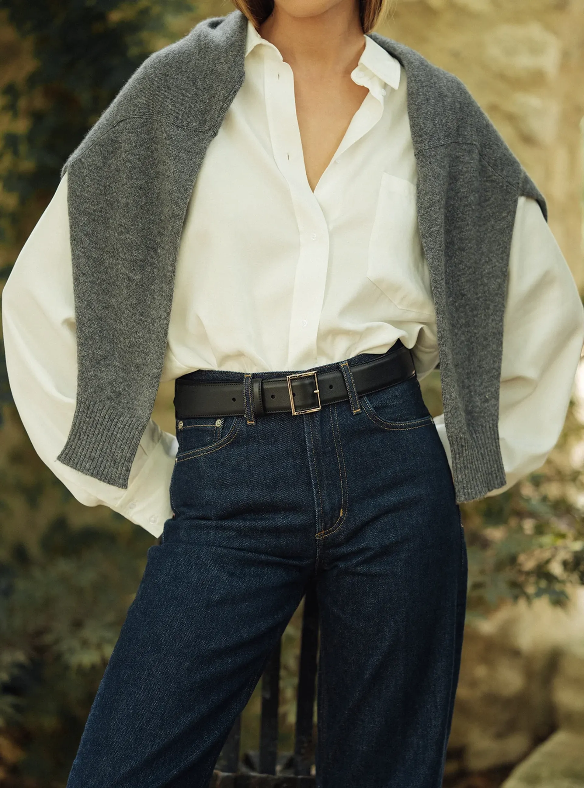 Women's fall 2025The belt in 40mm black nappa
