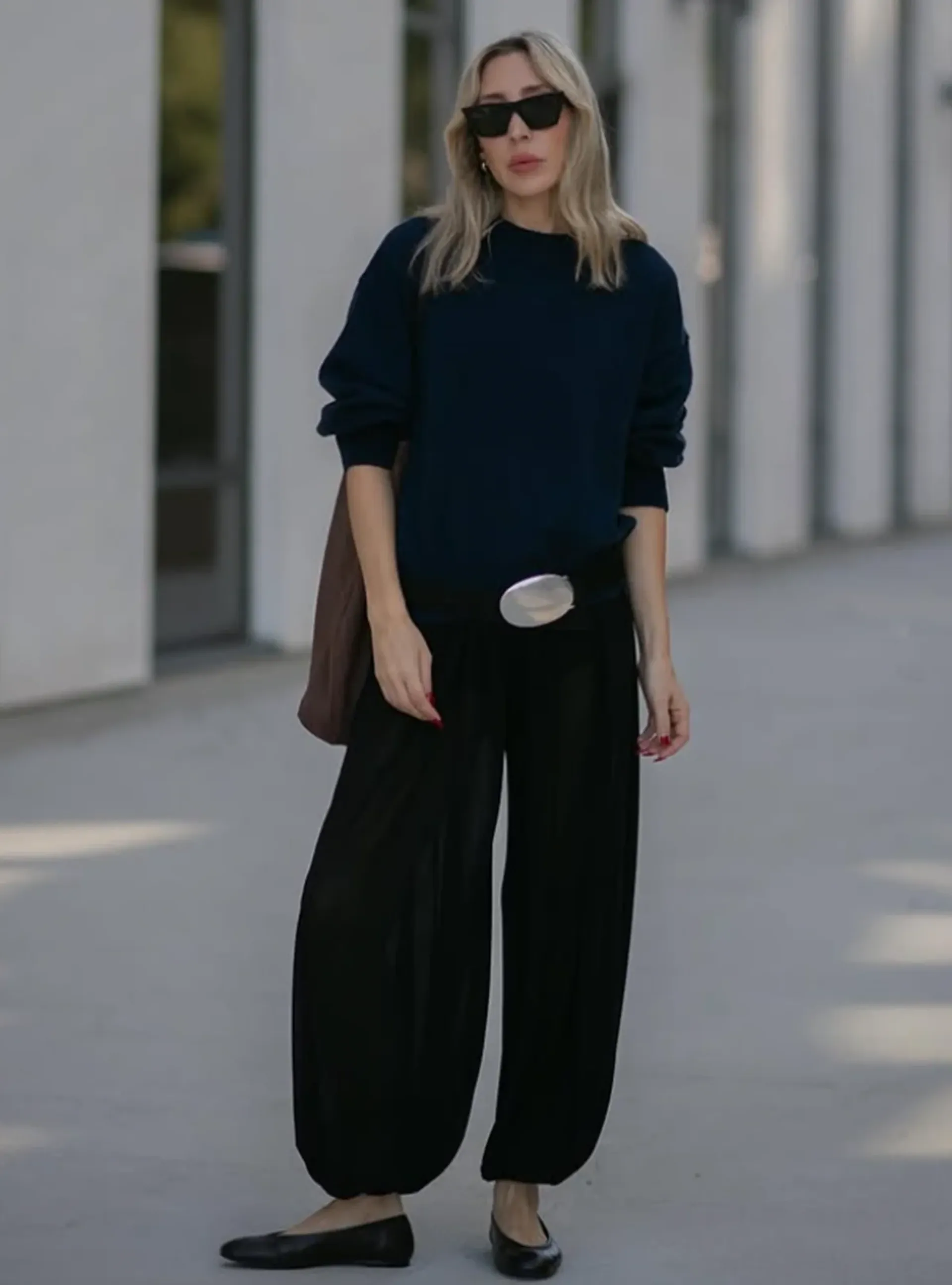 angelafink the ballet flat black nappa