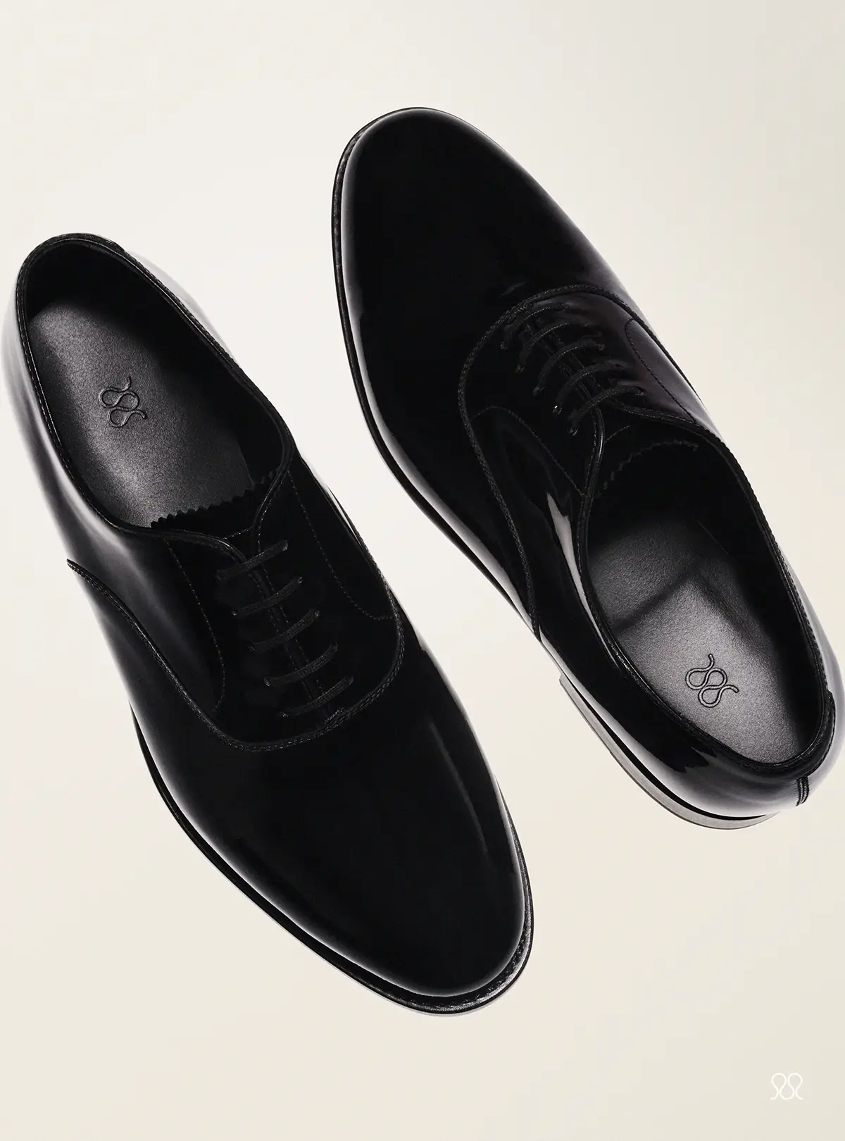 Morjas Black patent leather shoes with a glam MORJAS Patent-Leather Oxford Shoes for Men | MR PORTER main image 3