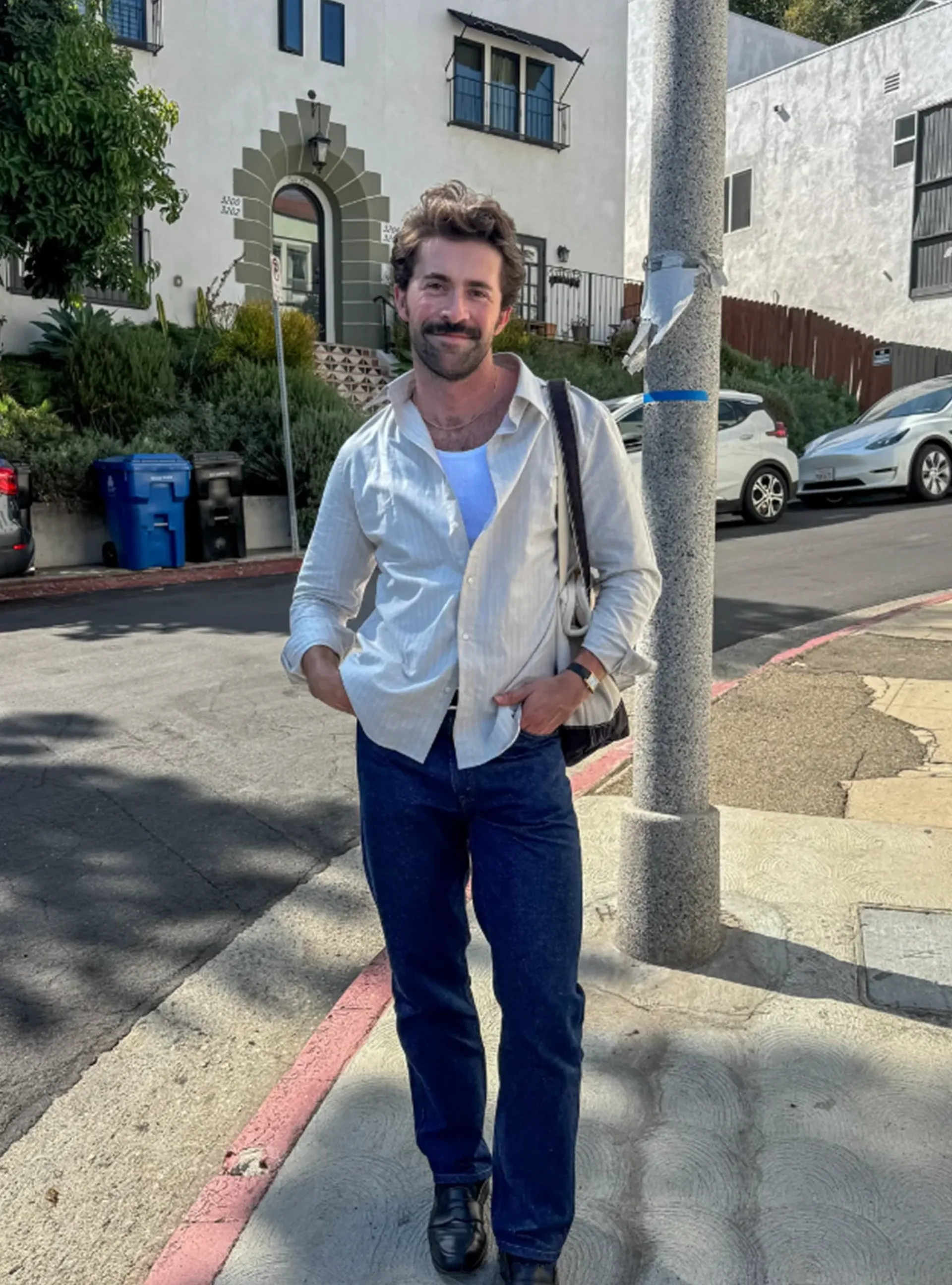 edgyalbert wearing the ivy loafer black calf