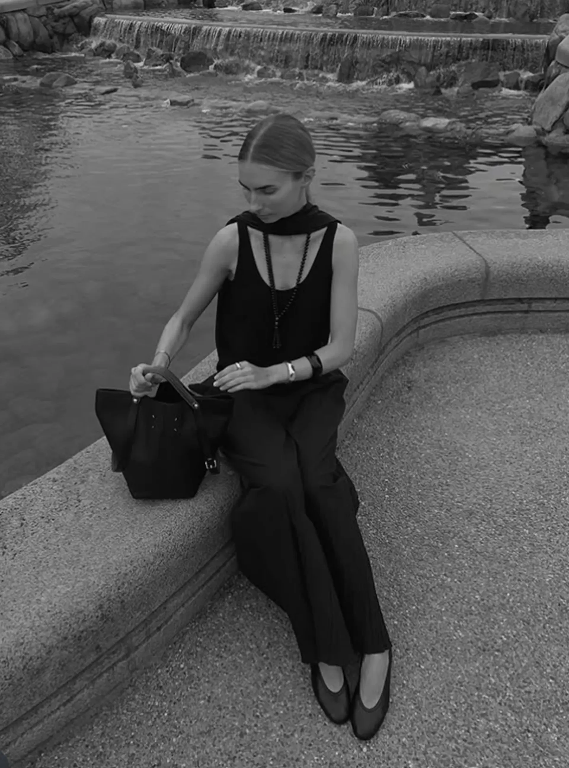 signeemilieolesen ballet flat black nappa