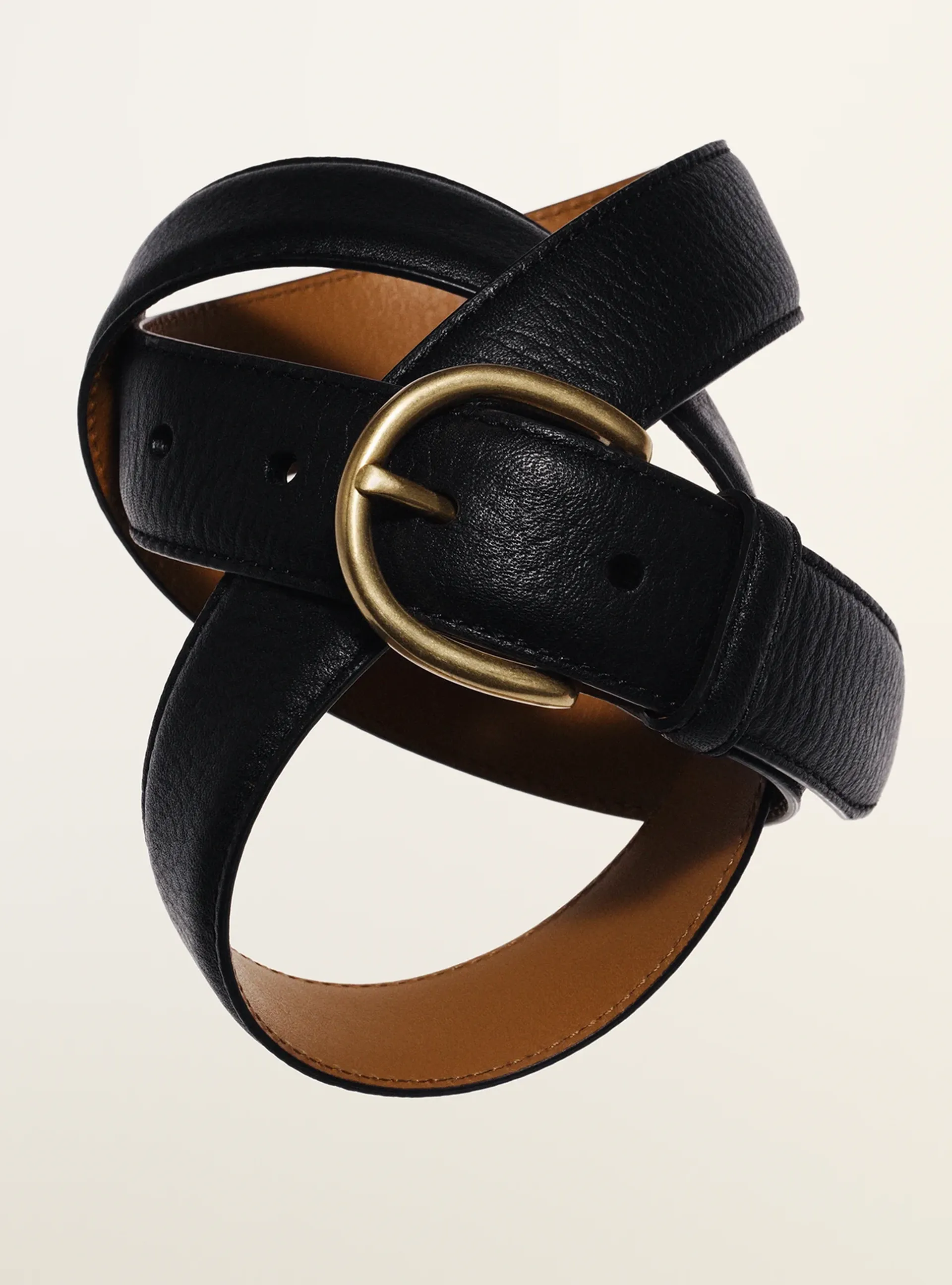 The Belt Black Grain holiday attire
