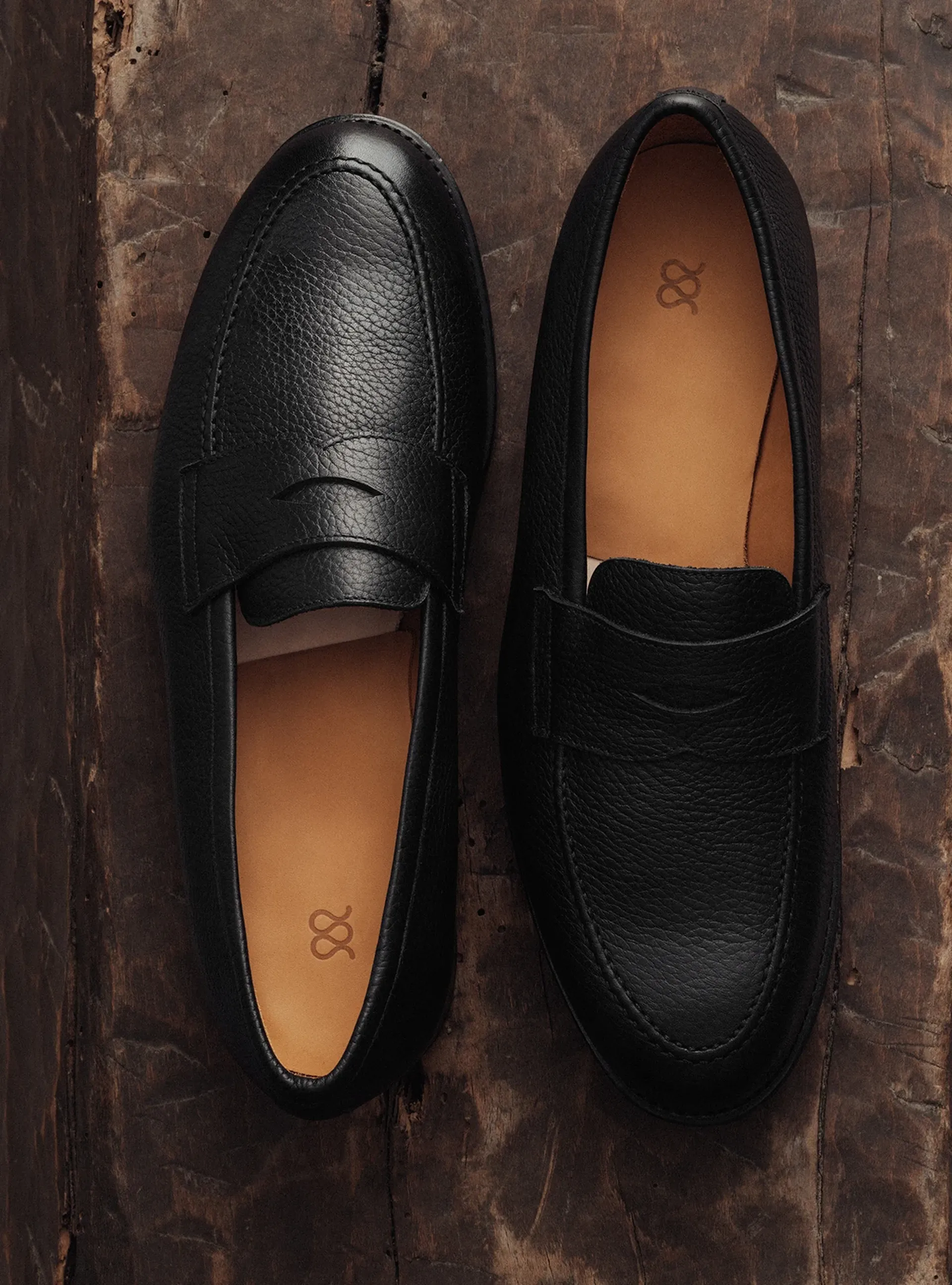 the penny loafer black grain menu
