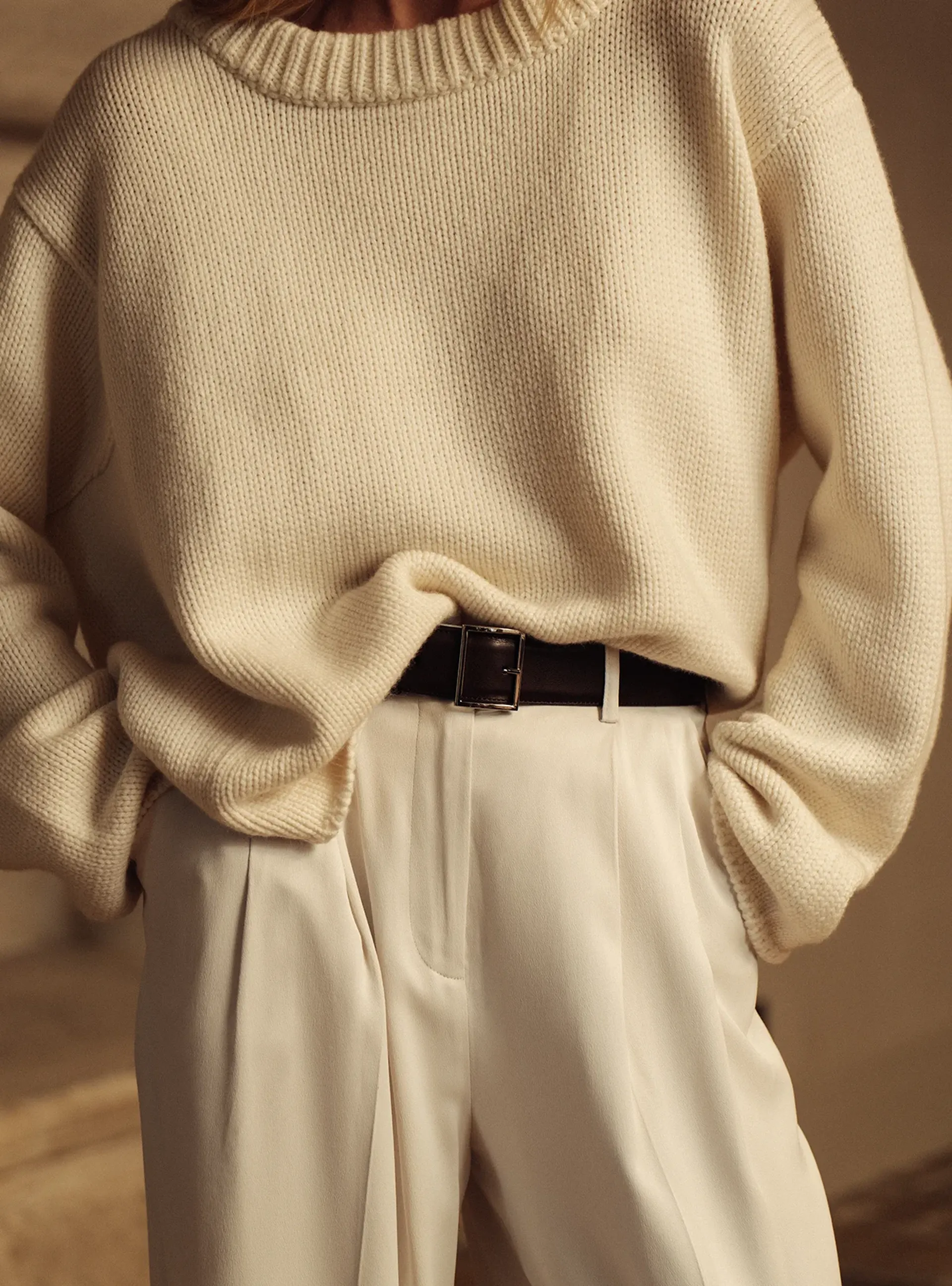 Women's fall 2025 The Belt 40mm in brown nappa