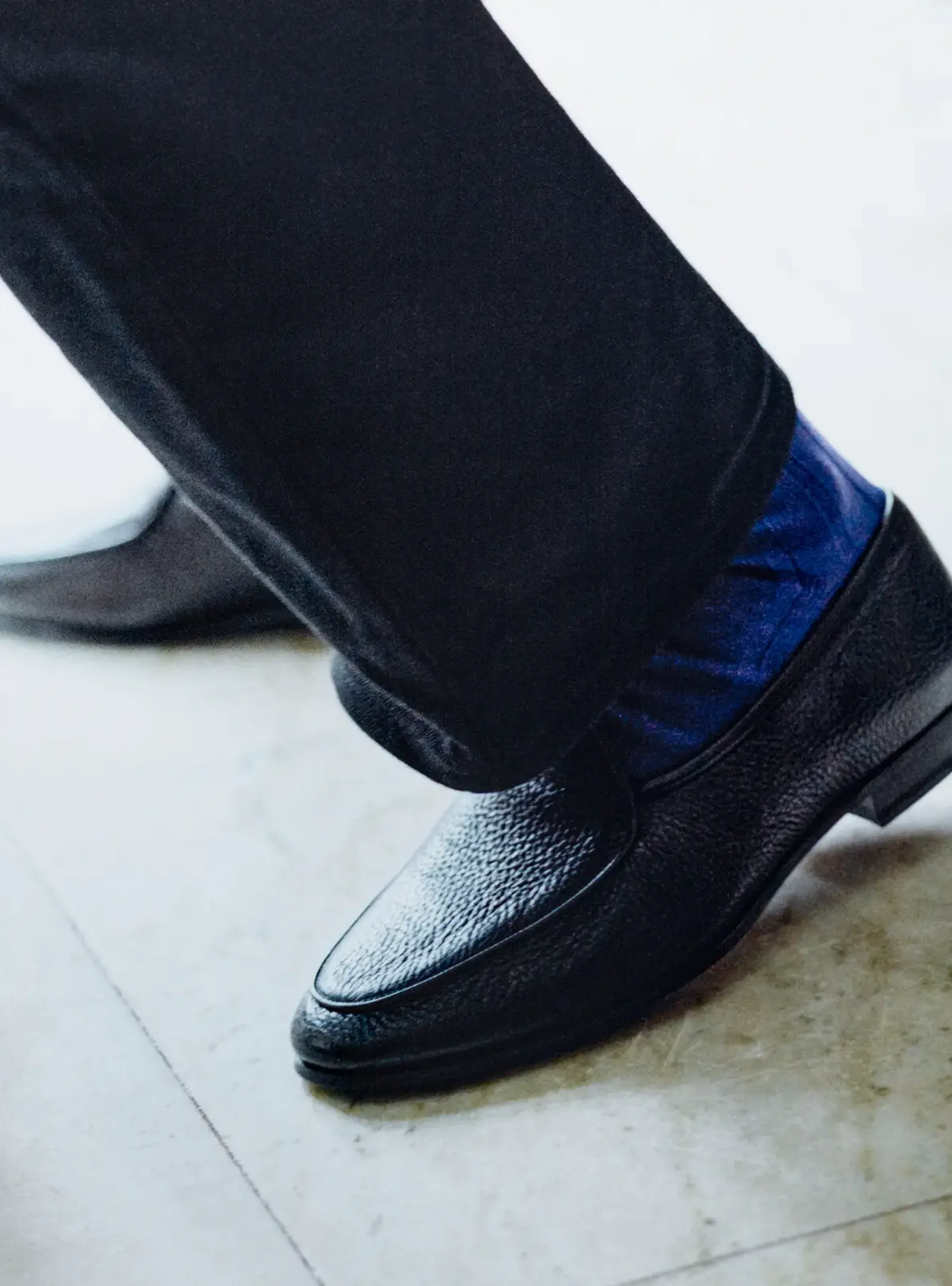 belgian loafers the belgian in black deerskin