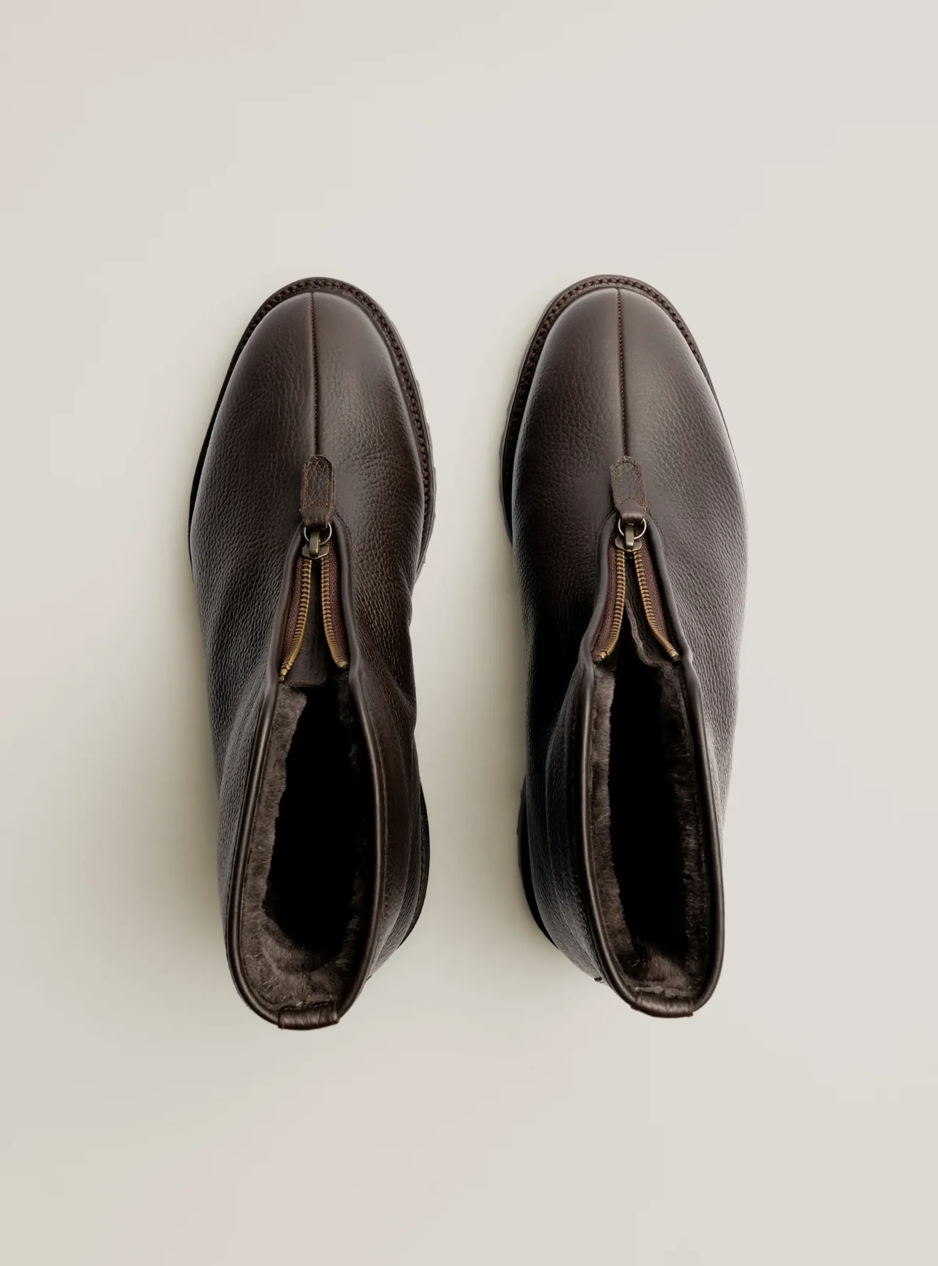 The Alpine Boot in brown grain-4webp