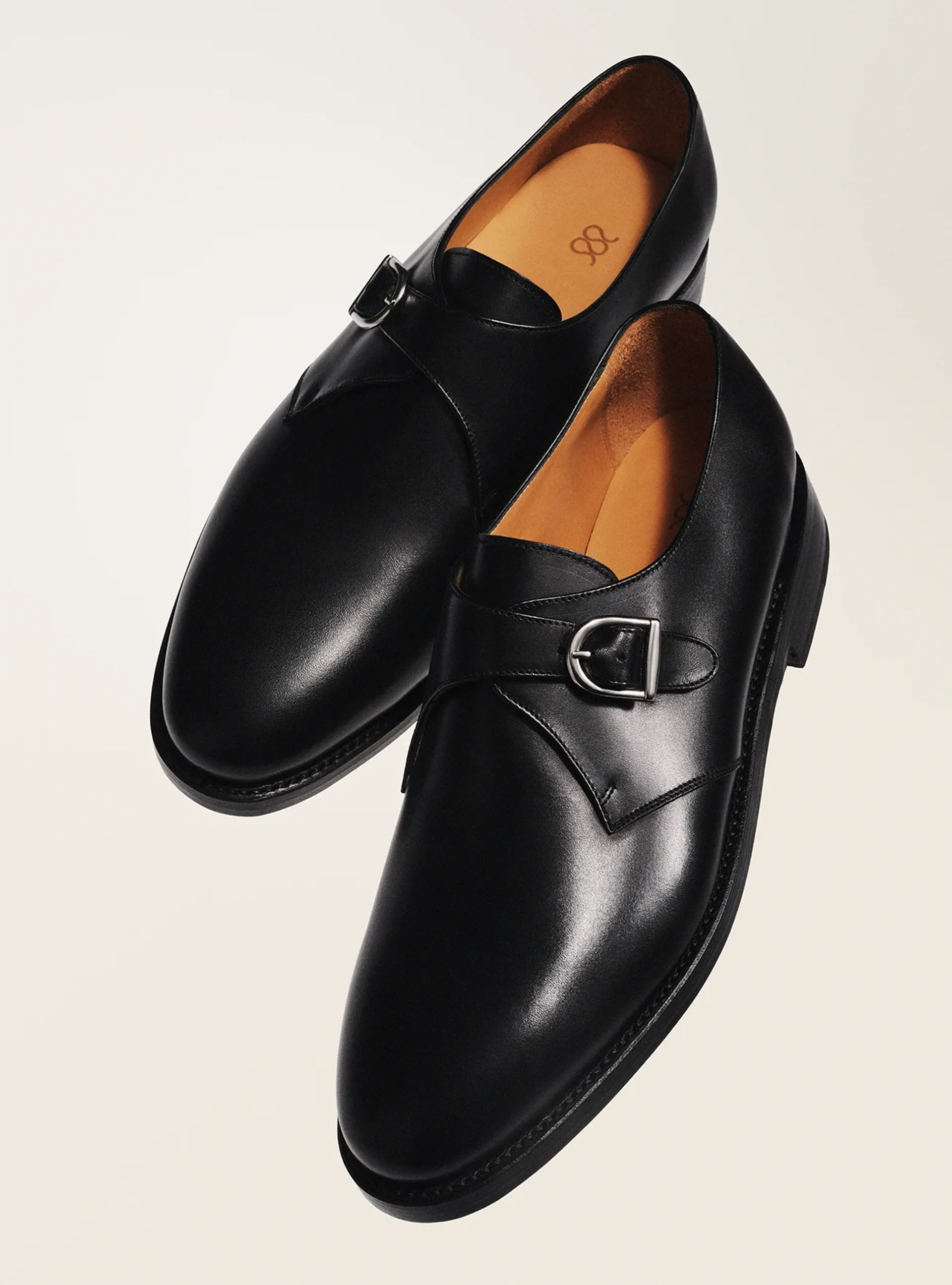 The Single Monkstrap Black Calf holiday attire