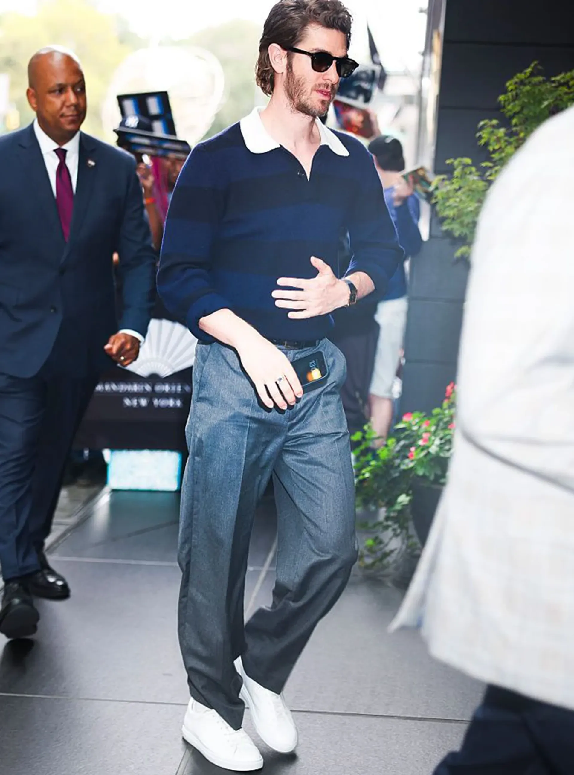 Andrew Garfield The sneaker 02 white leather