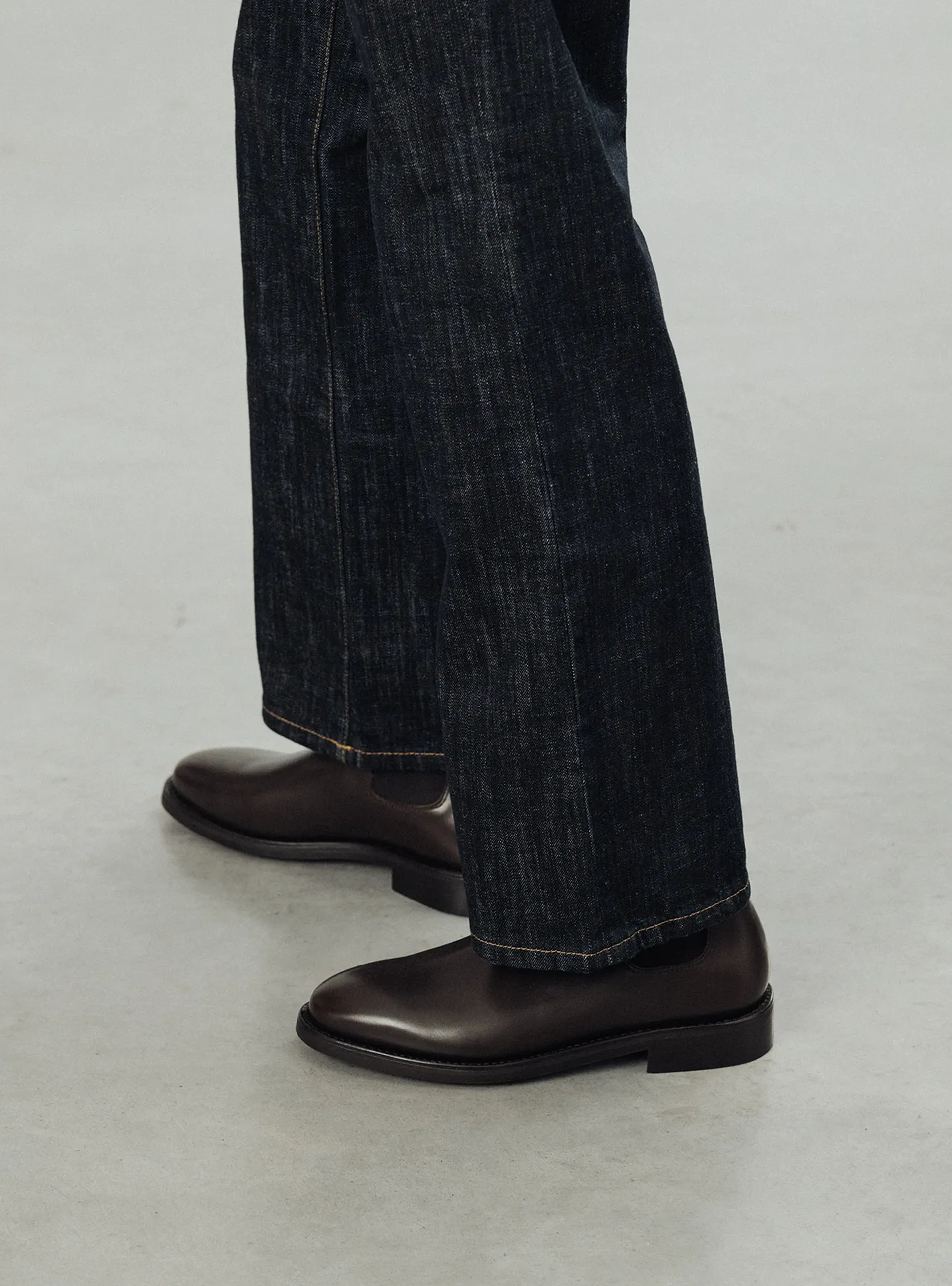 the chelsea boot brown calf