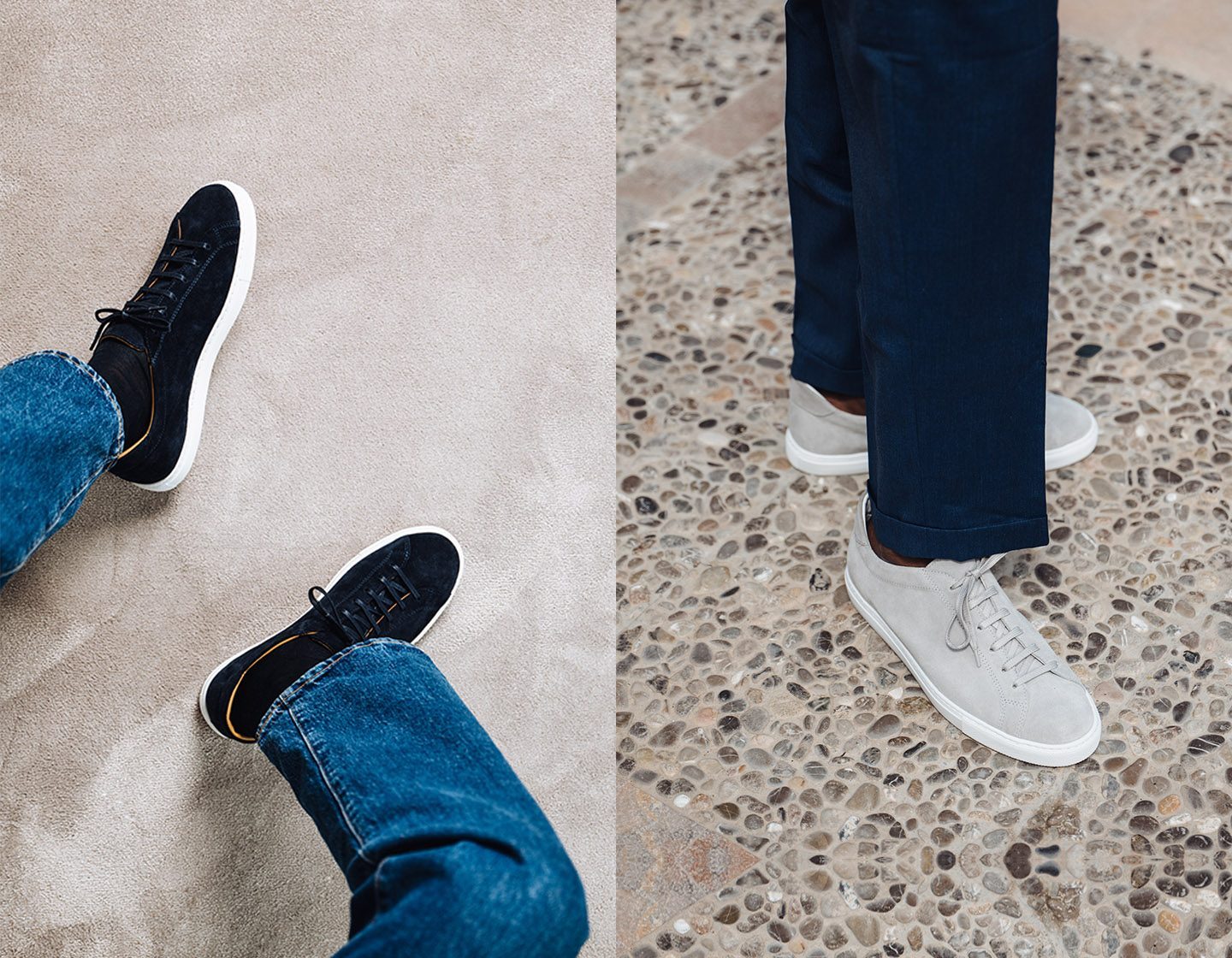 How to wear sneakers with jeans and formal trousers | MORJAS