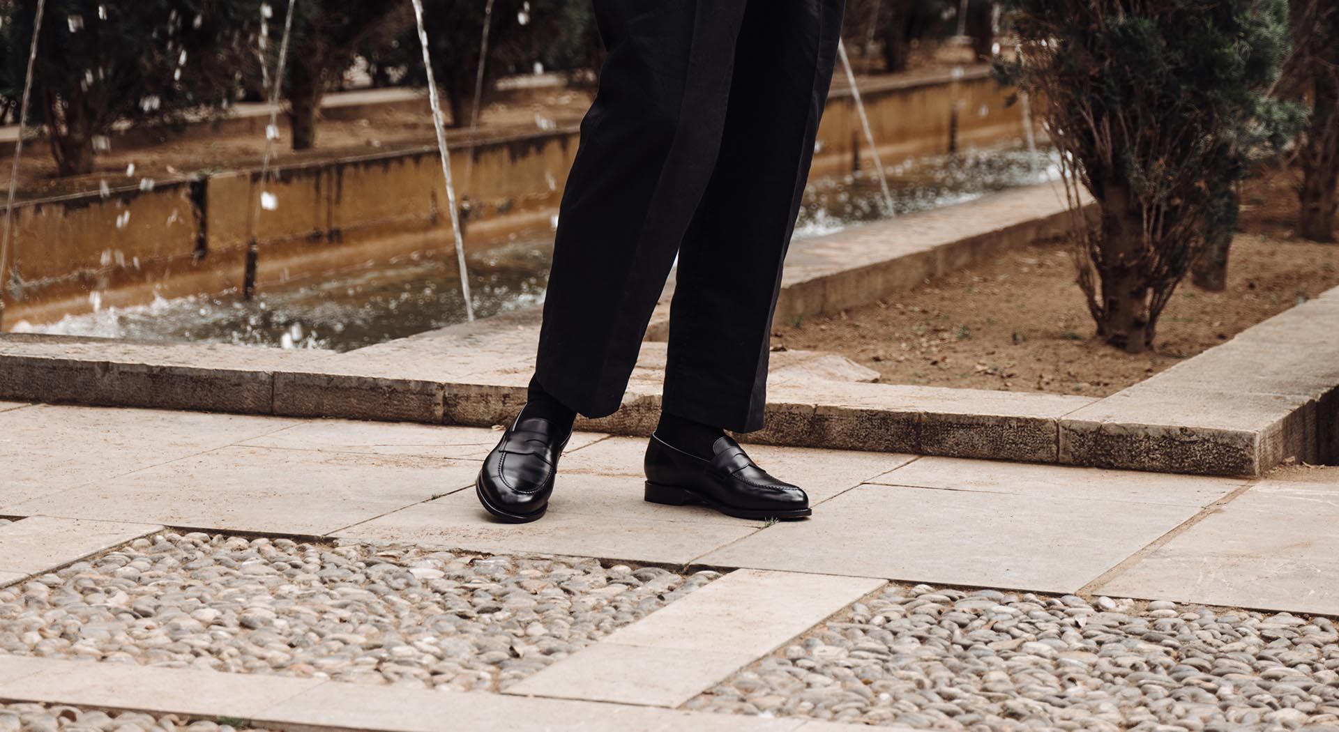 the penny loafer black calf