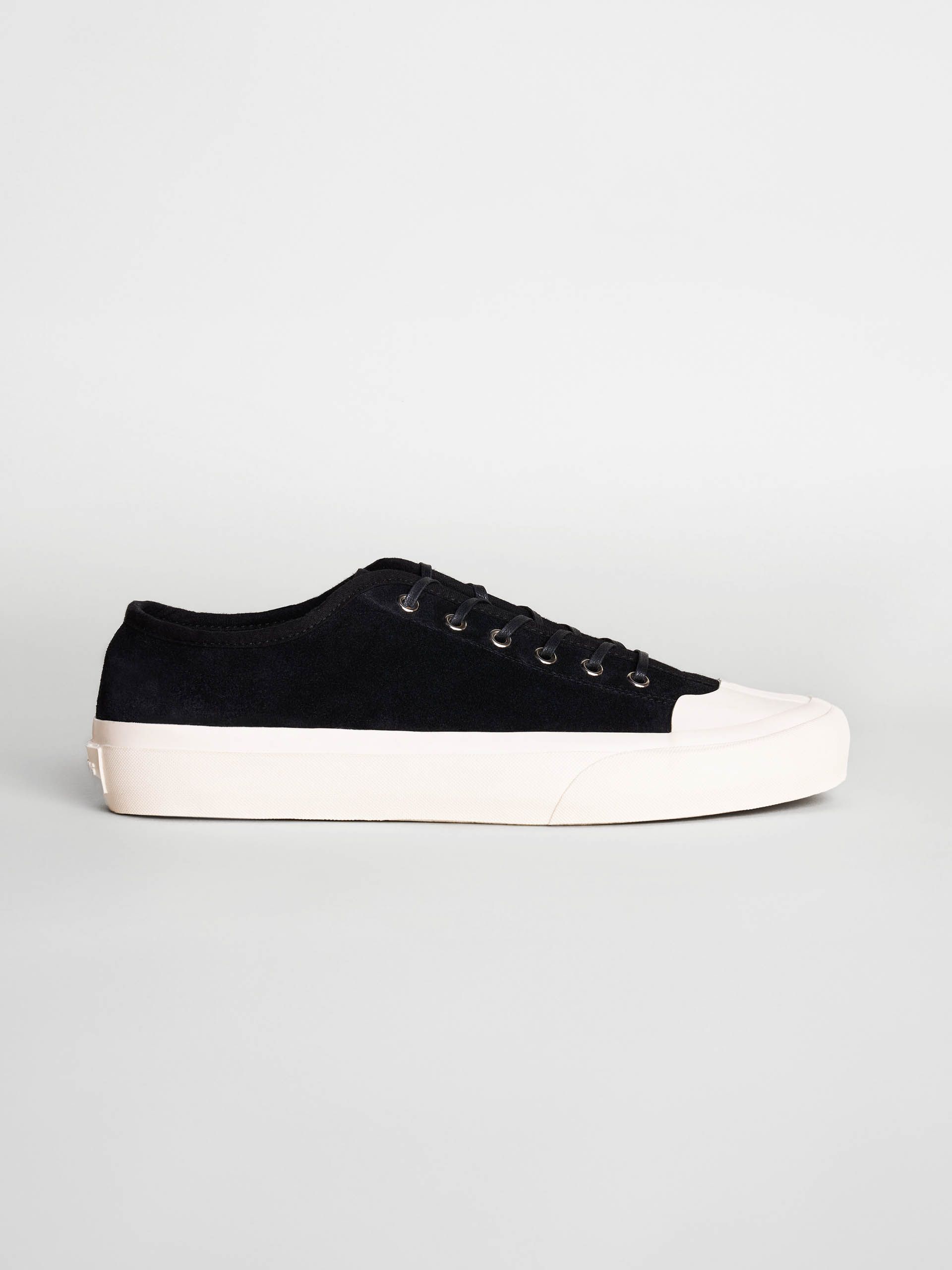 The Plimsoll Black Suede1A